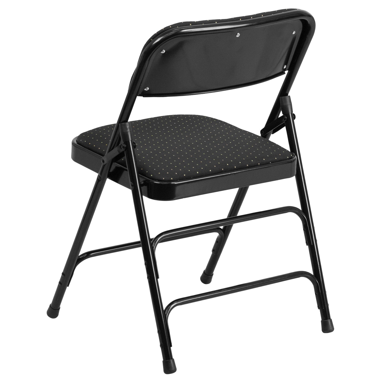 Black Fabric Metal Chair 2-AW-MC309AF-BLK-GG