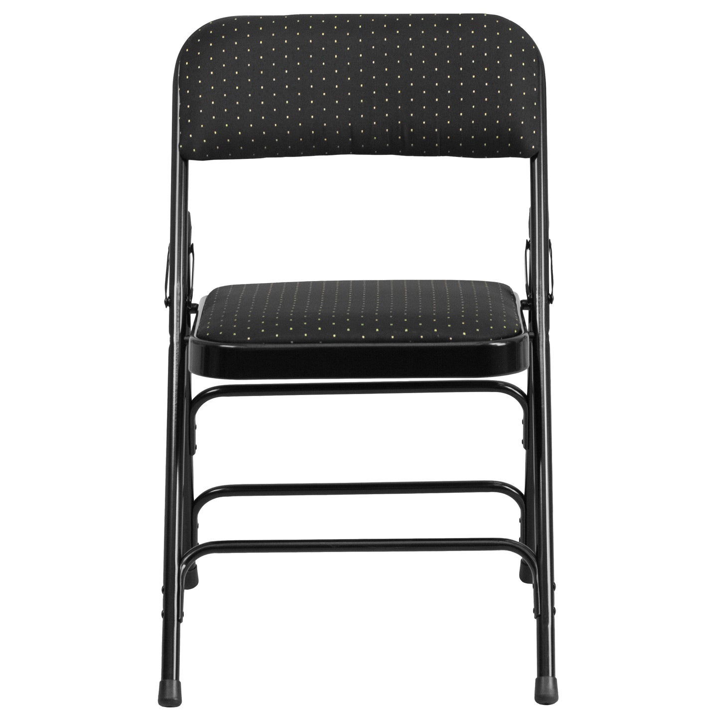 Black Fabric Metal Chair 2-AW-MC309AF-BLK-GG