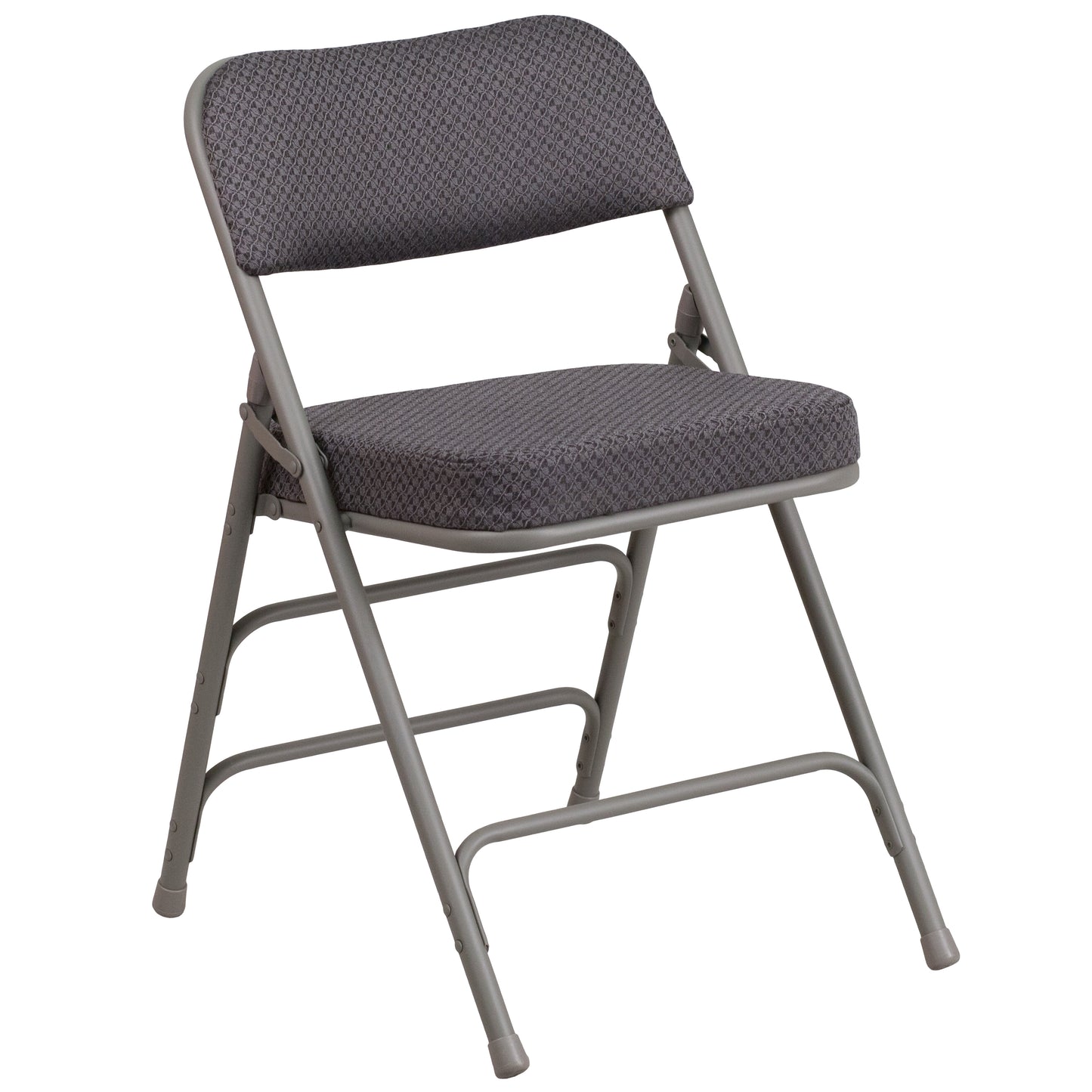 Gray Fabric Folding Chair 2-AW-MC320AF-GRY-GG