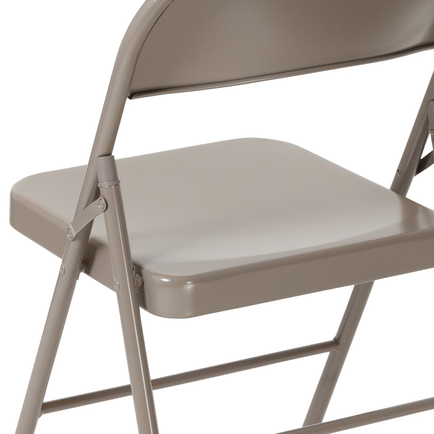 Gray Metal Folding Chair 2-BD-F002-GY-GG