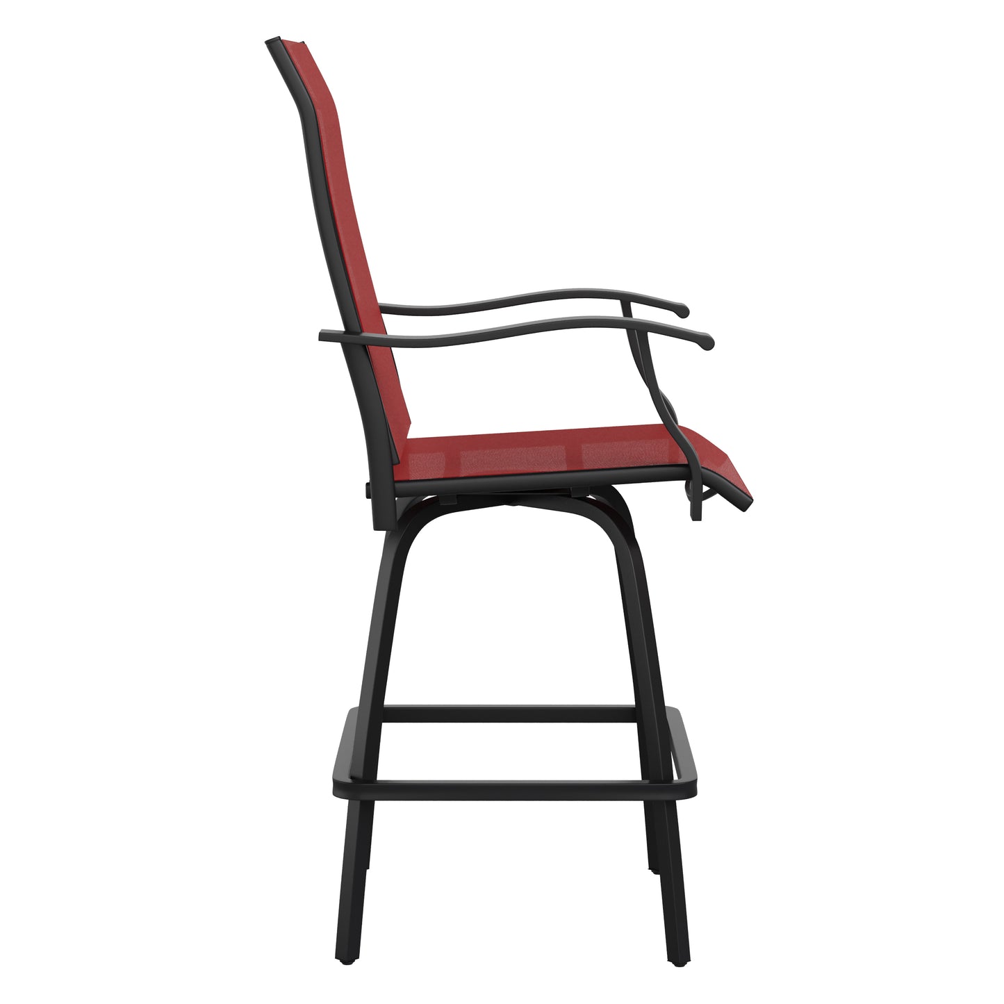 2PK Red Swivel Patio Stool 2-ET-SWVLPTO-30-RD-GG