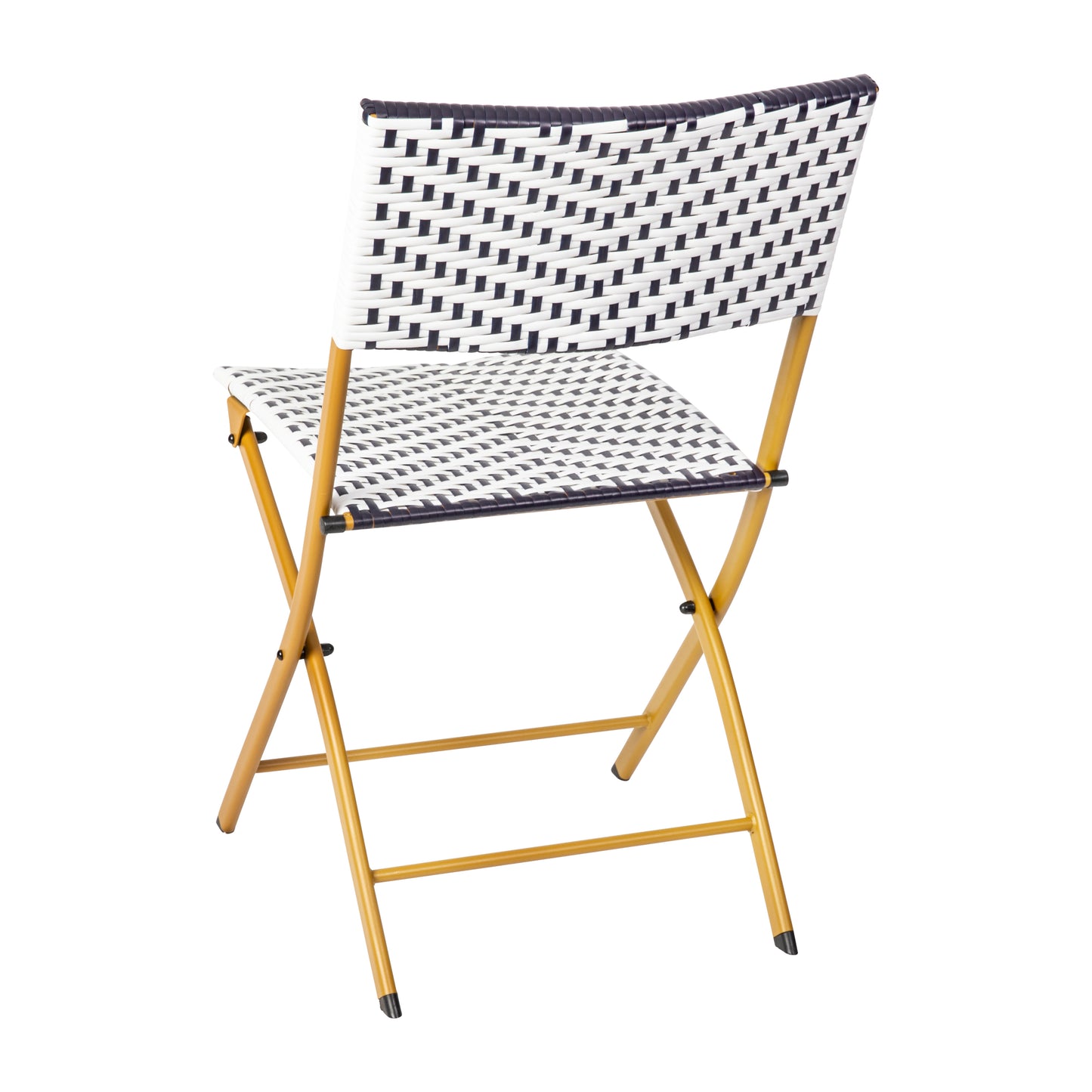 Set of 2 Modern Folding French Bistro Chairs