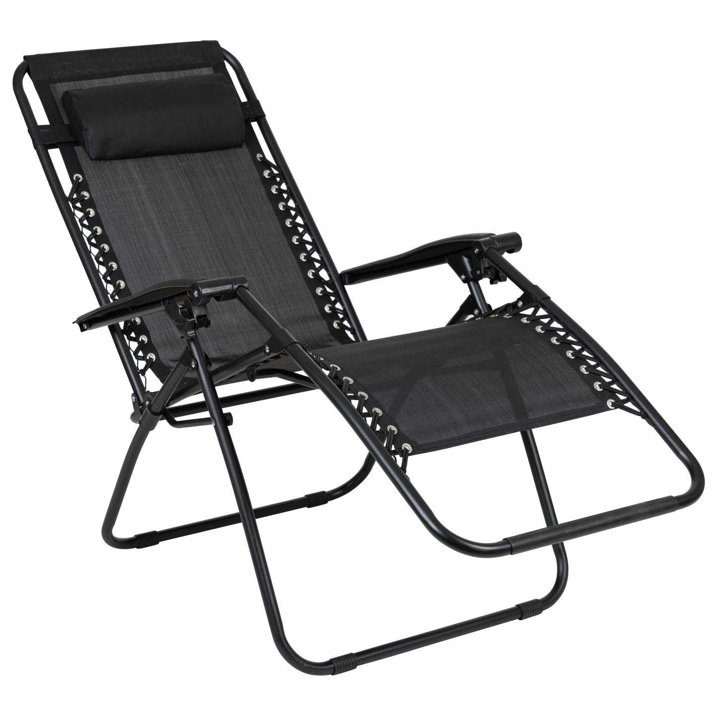 Zero Gravity Lounge Chair 2-GM-103122SS-BK-GG