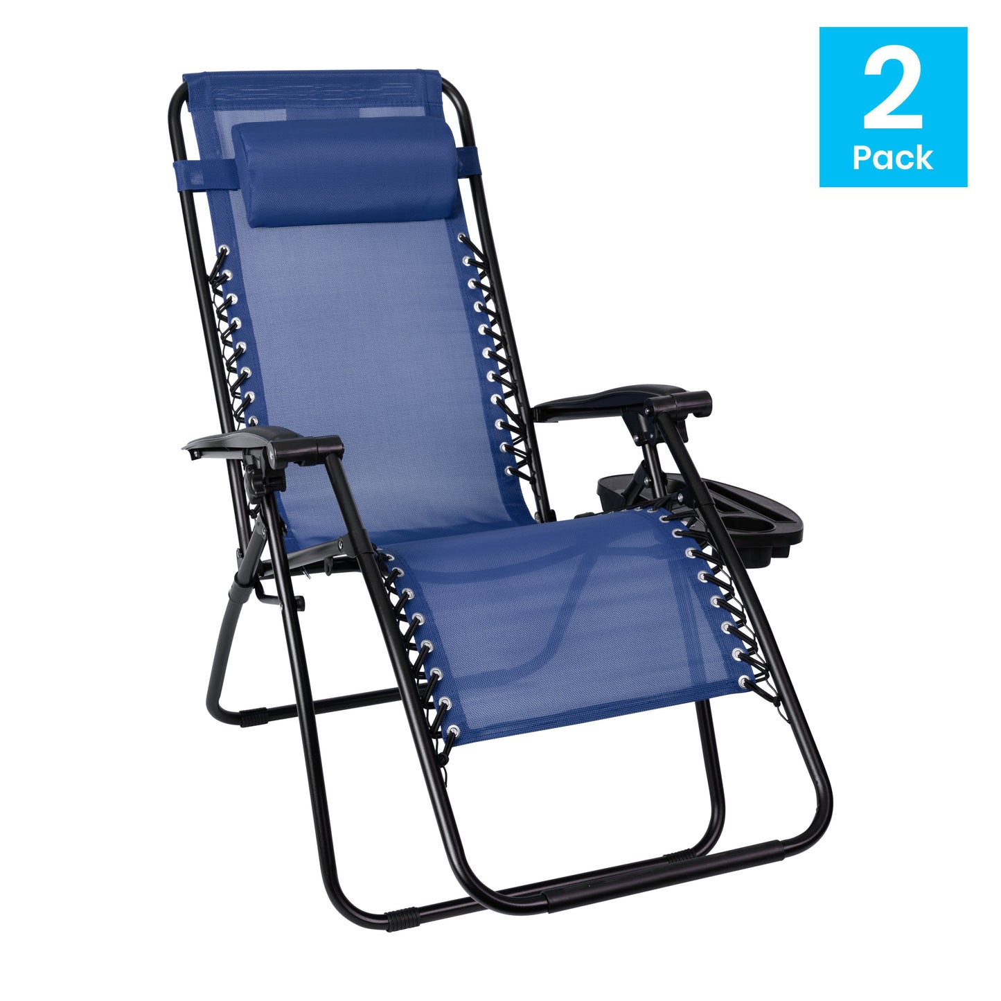 Zero Gravity Lounge Chair 2-GM-103122SS-NV-GG