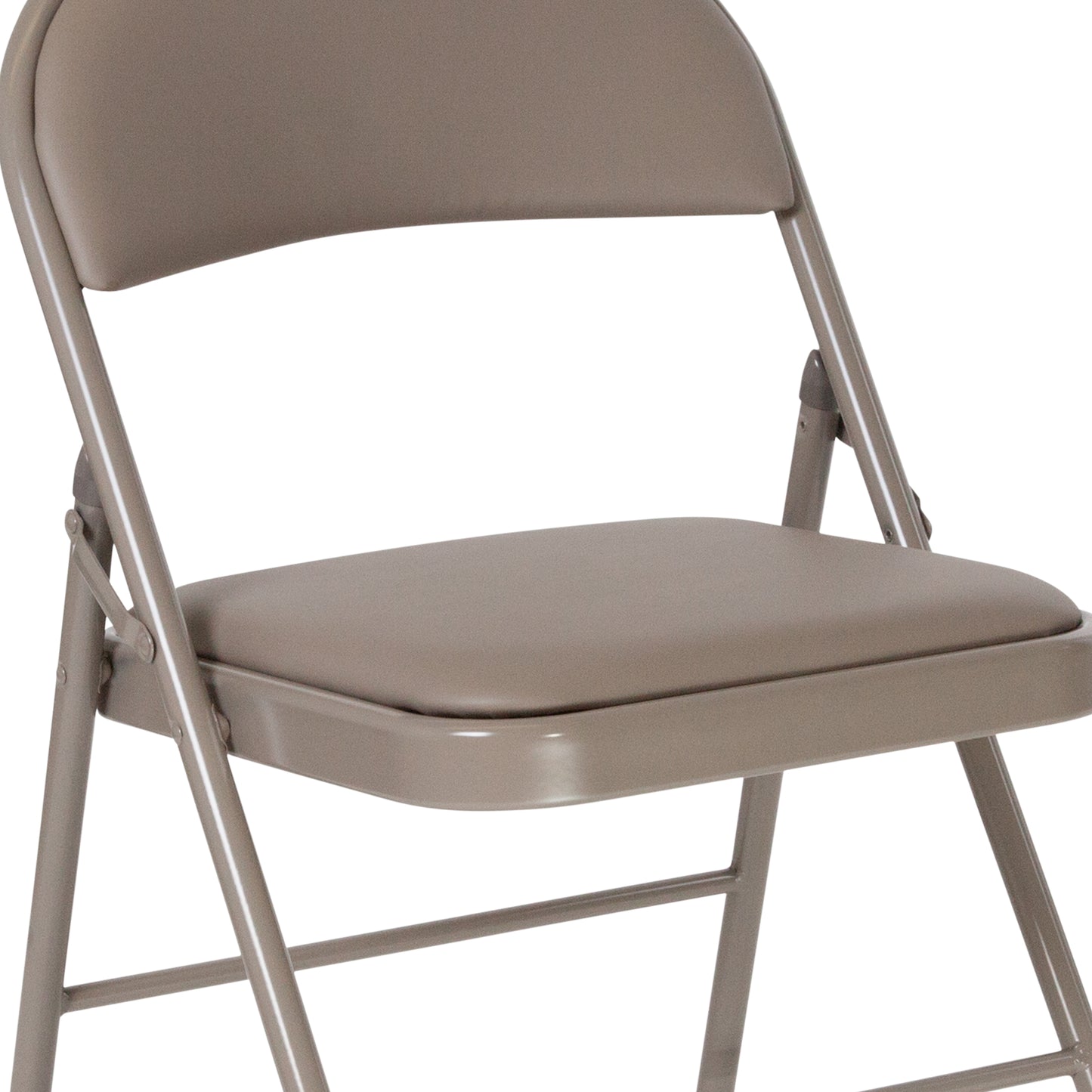 Gray Vinyl Folding Chair 2-HA-F003D-GY-GG