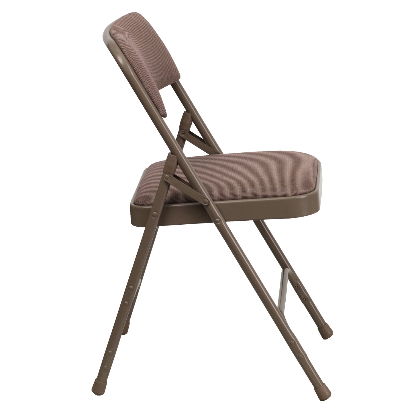 Beige Fabric Folding Chair 2-HA-MC309AF-BGE-GG