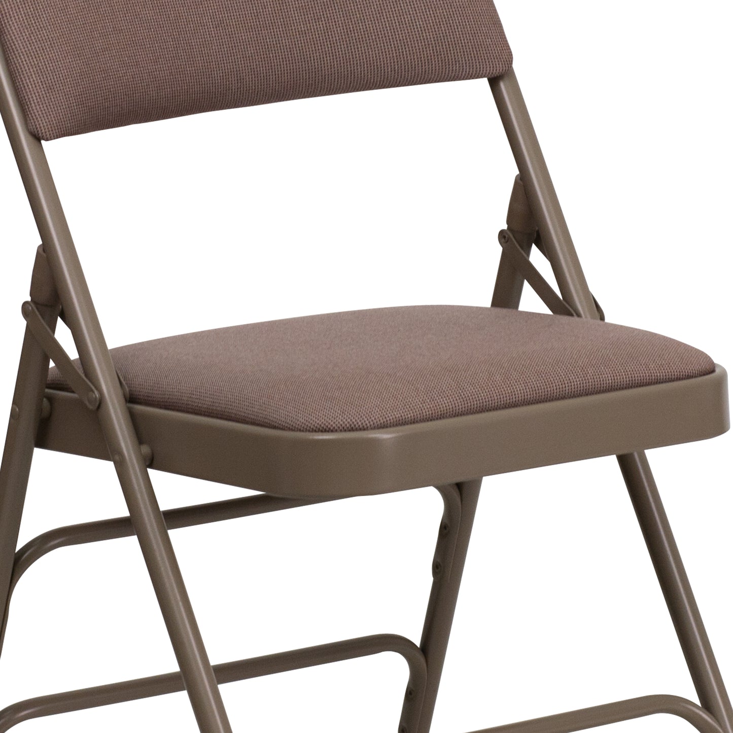 Beige Fabric Folding Chair 2-HA-MC309AF-BGE-GG