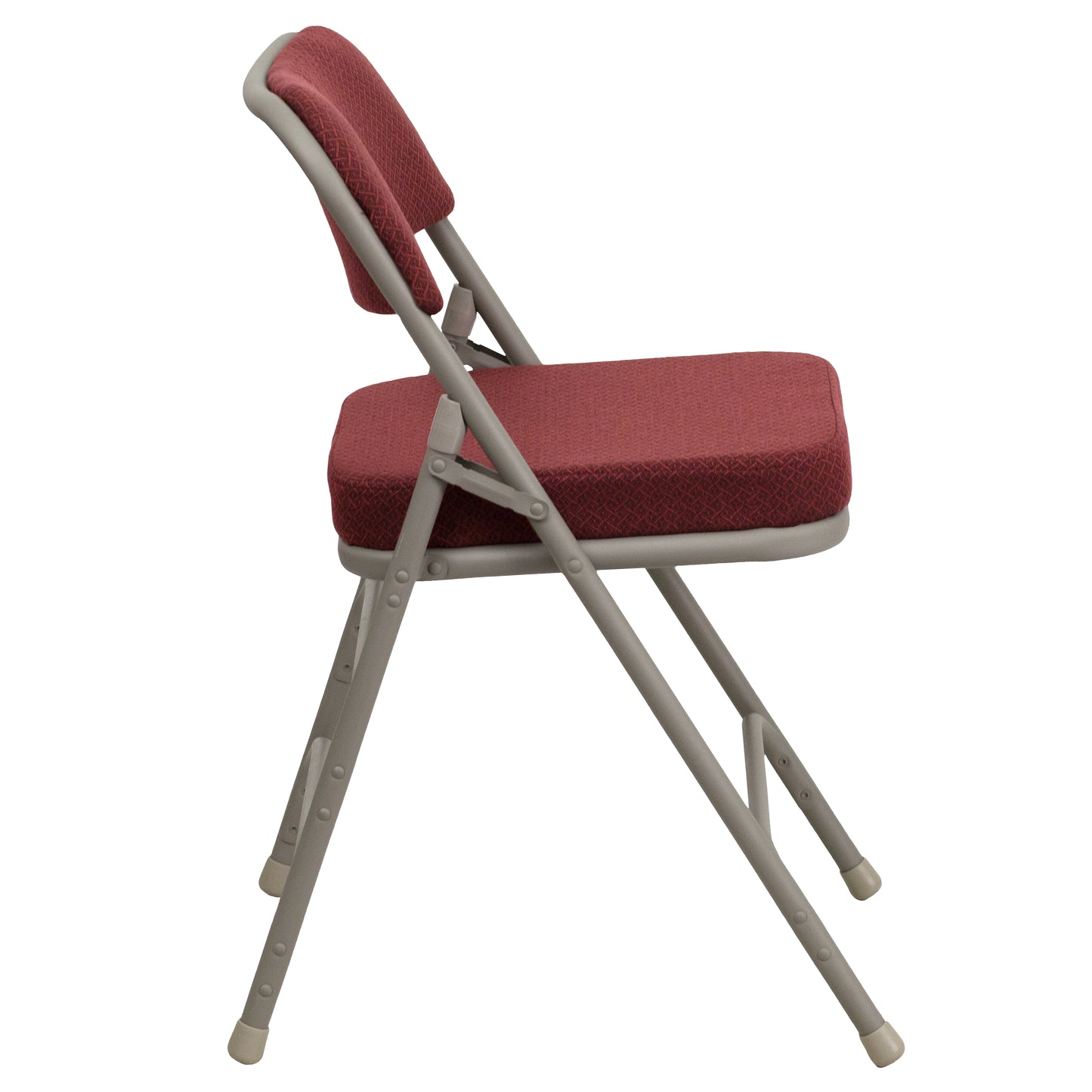 Burgundy Fabric Folding Chair 2-HA-MC320AF-BG-GG