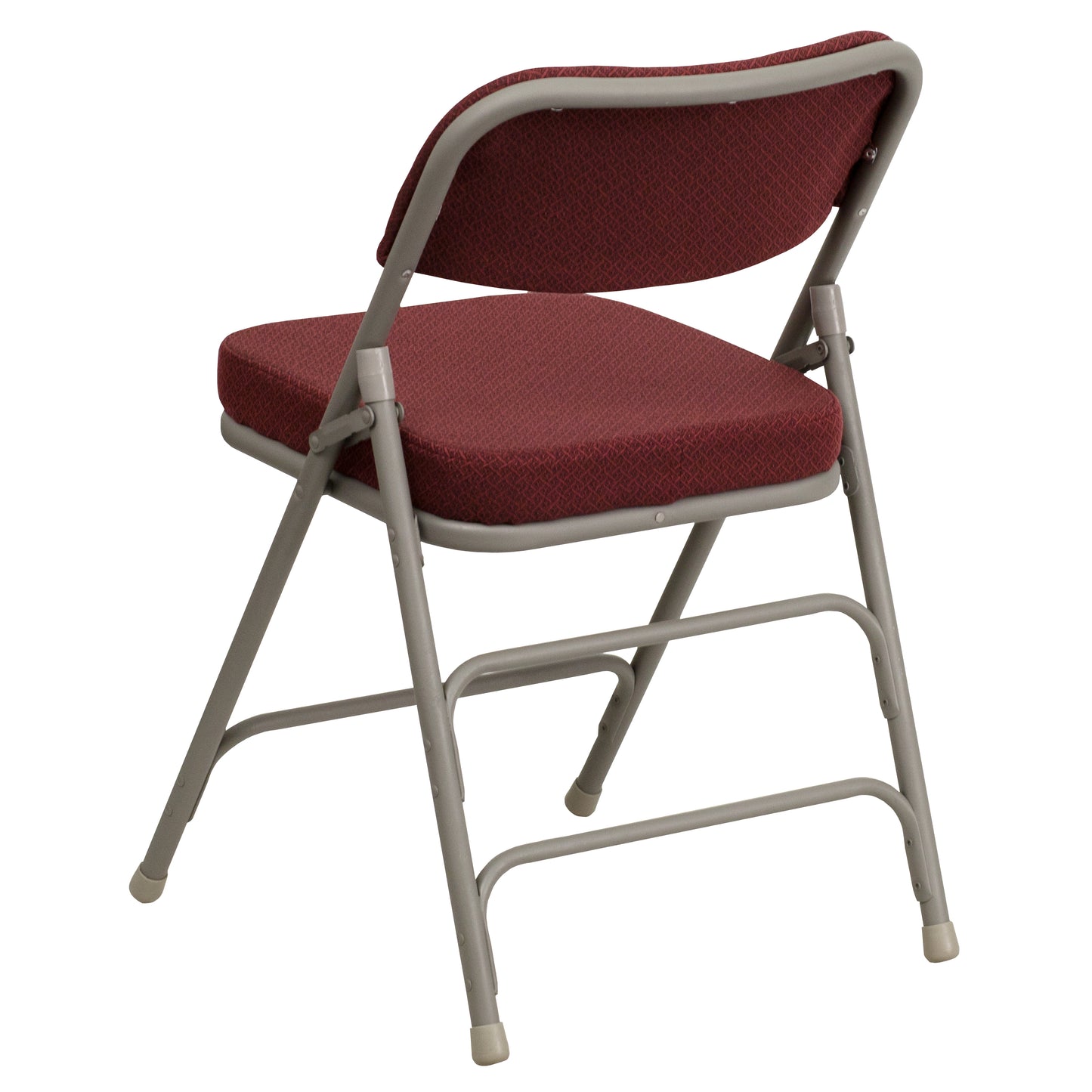 Burgundy Fabric Folding Chair 2-HA-MC320AF-BG-GG