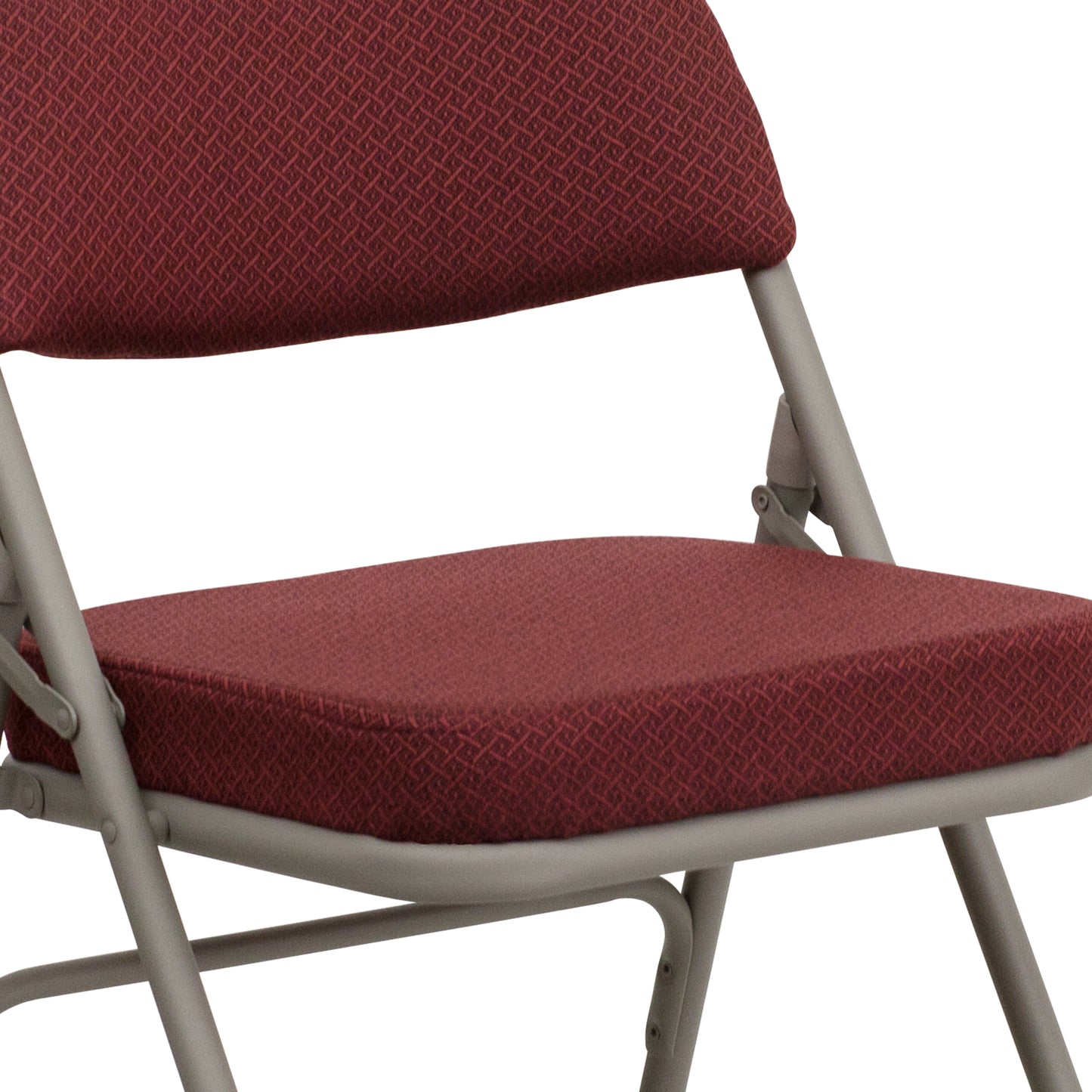 Burgundy Fabric Folding Chair 2-HA-MC320AF-BG-GG