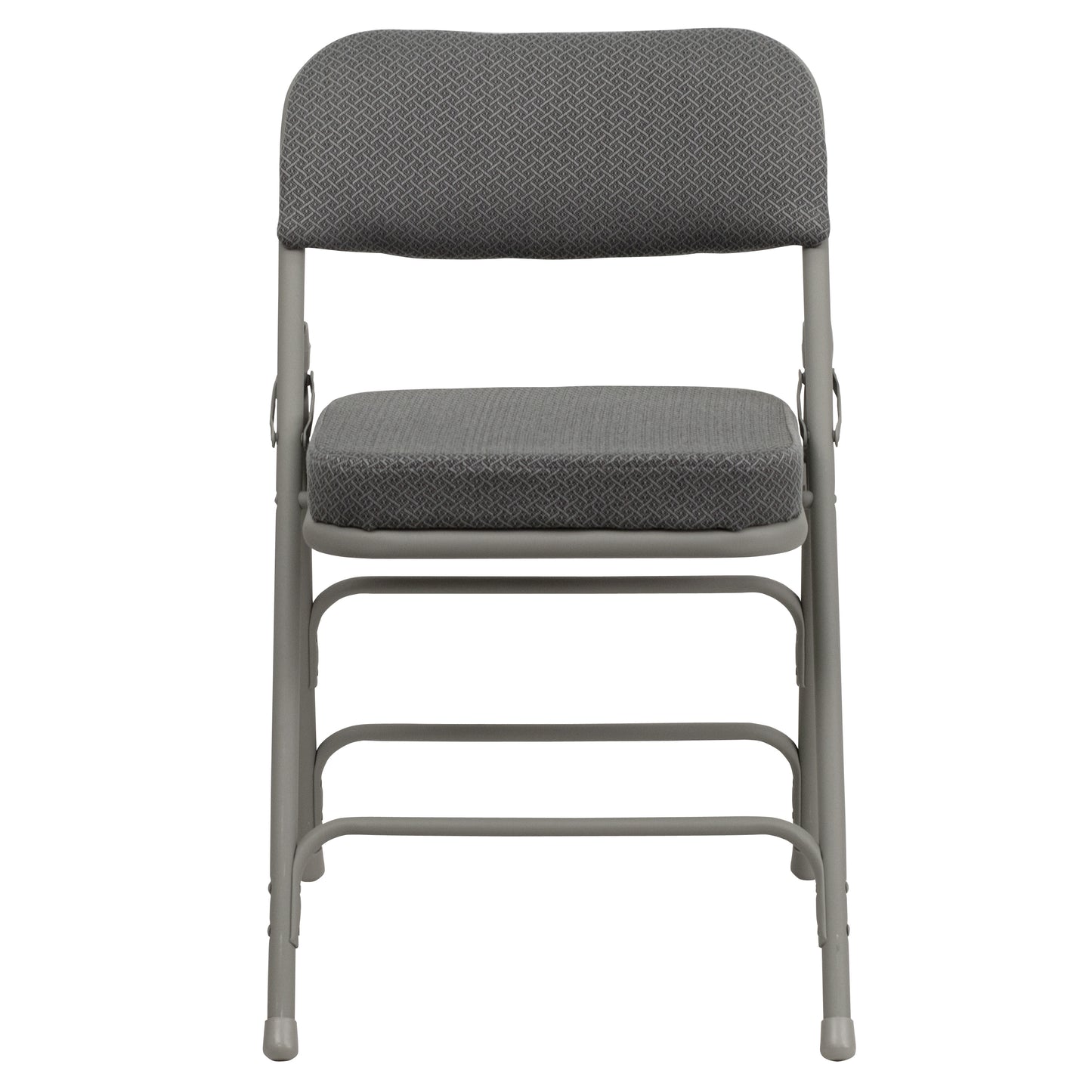 Gray Fabric Folding Chair 2-HA-MC320AF-GRY-GG