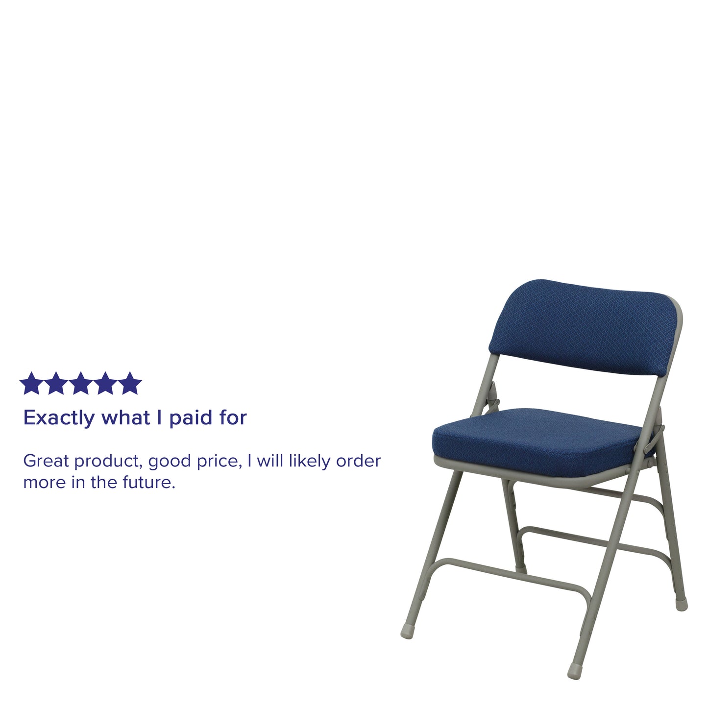 Navy Fabric Folding Chair 2-HA-MC320AF-NVY-GG