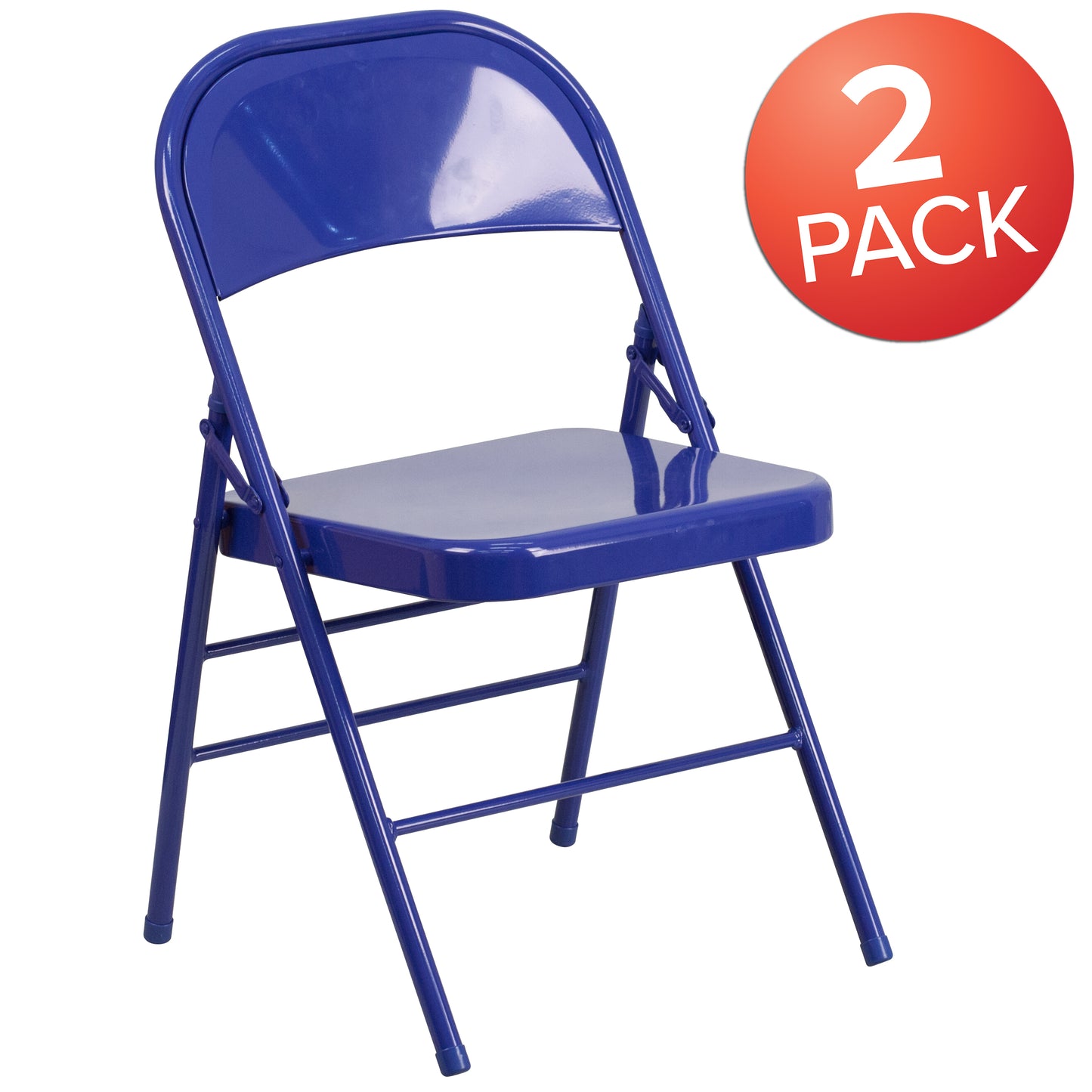 Cobalt Blue Folding Chair 2-HF3-BLUE-GG