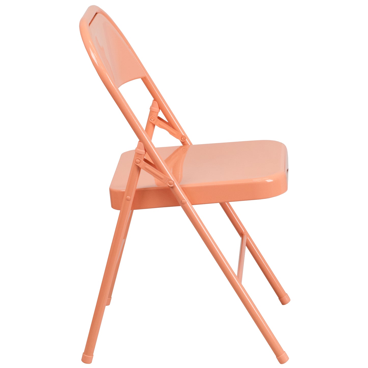 Sedona Coral Folding Chair 2-HF3-CORAL-GG