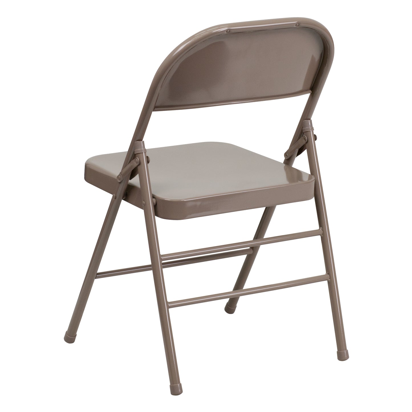 Beige Metal Folding Chair 2-HF3-MC-309AS-BGE-GG