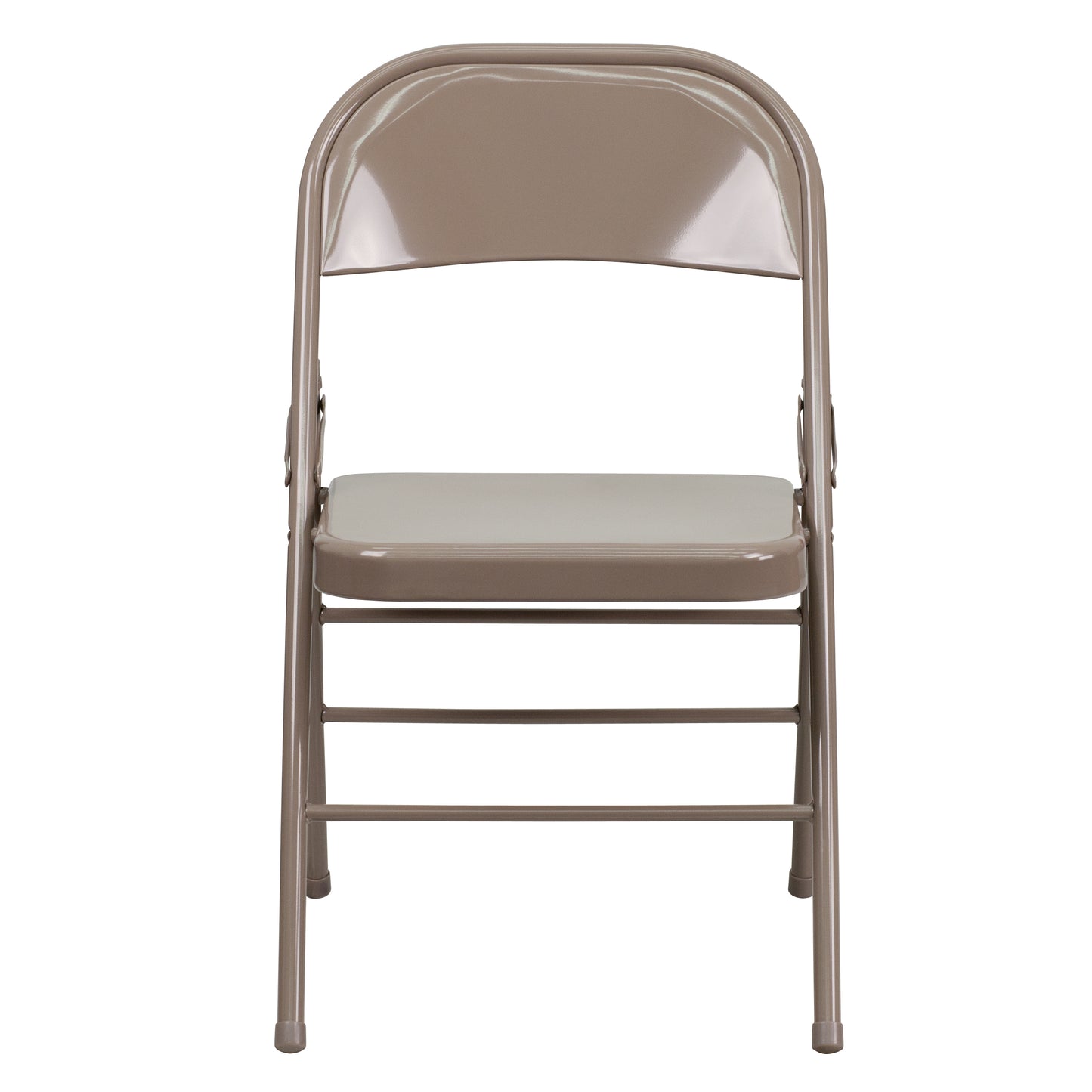 Beige Metal Folding Chair 2-HF3-MC-309AS-BGE-GG