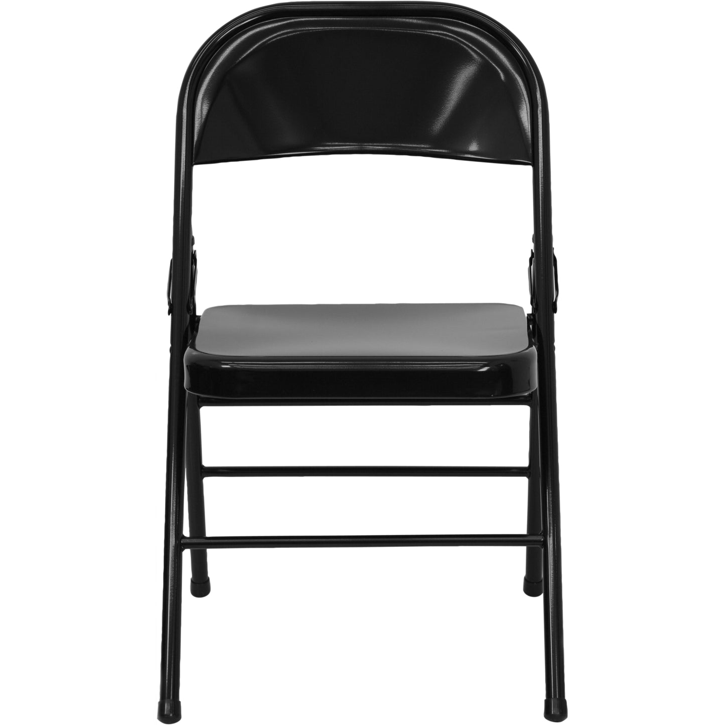 Black Metal Folding Chair 2-HF3-MC-309AS-BK-GG