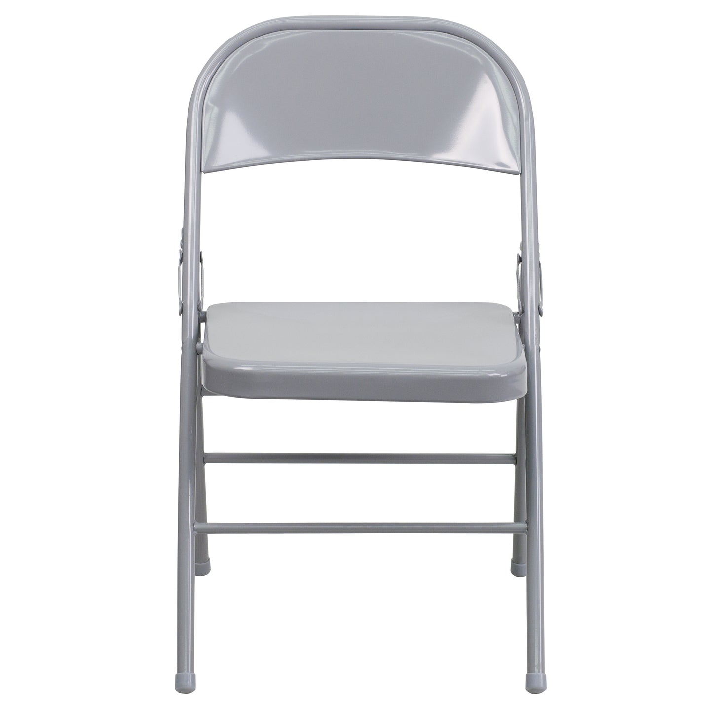 Gray Metal Folding Chair 2-HF3-MC-309AS-GY-GG