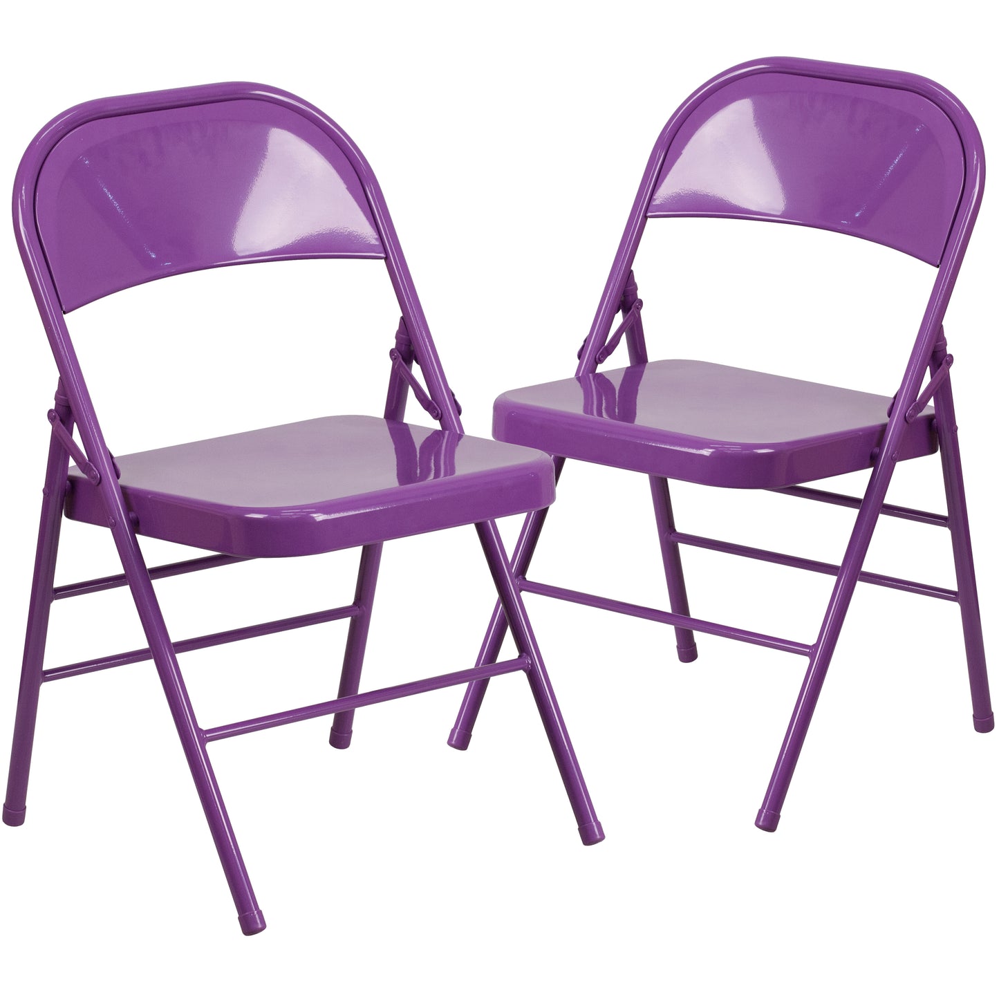 Impulsive Purple Folding Chair 2-HF3-PUR-GG