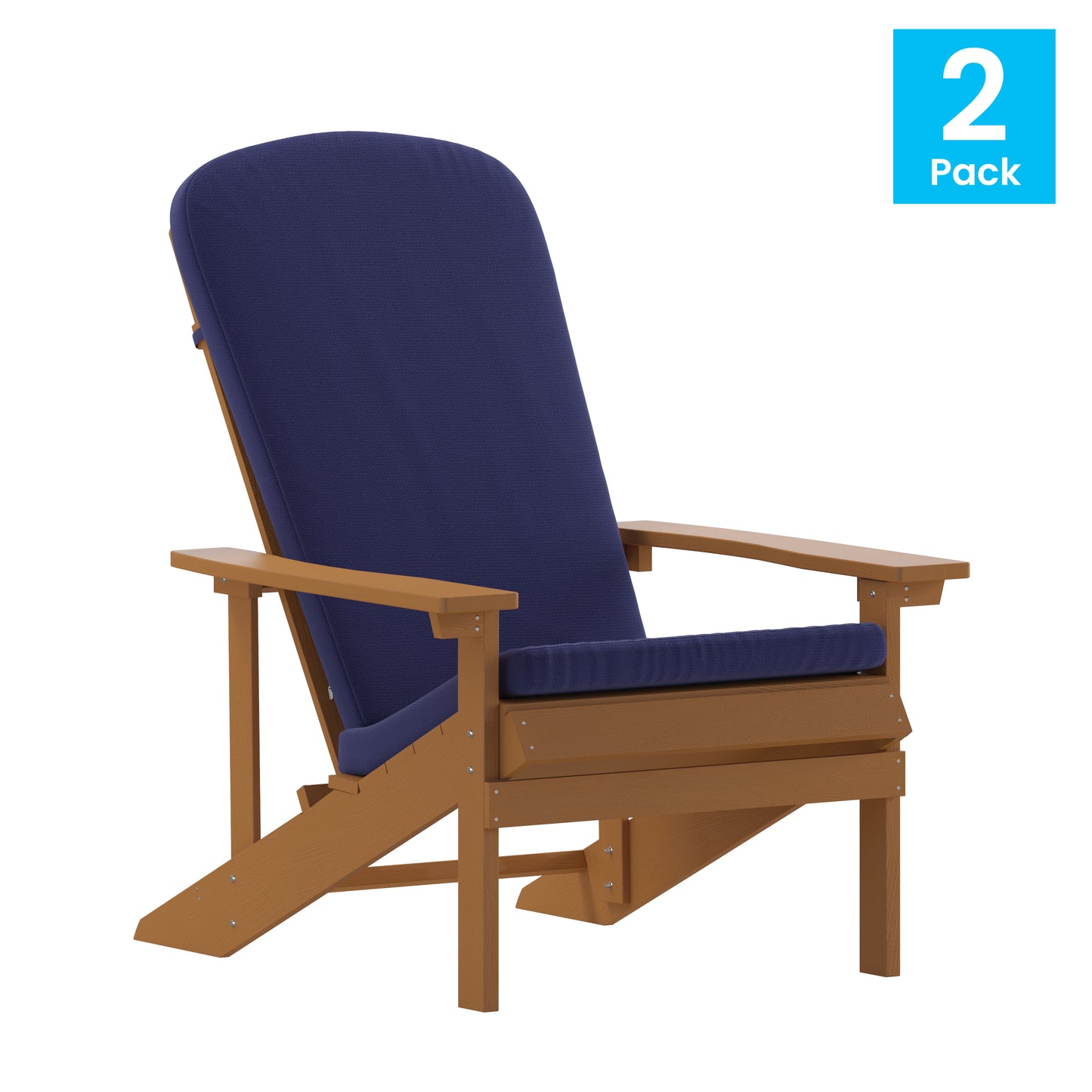 2PK Teak Chairs-Blue Cushions 2-JJ-C14501-CSNBL-TEAK-GG