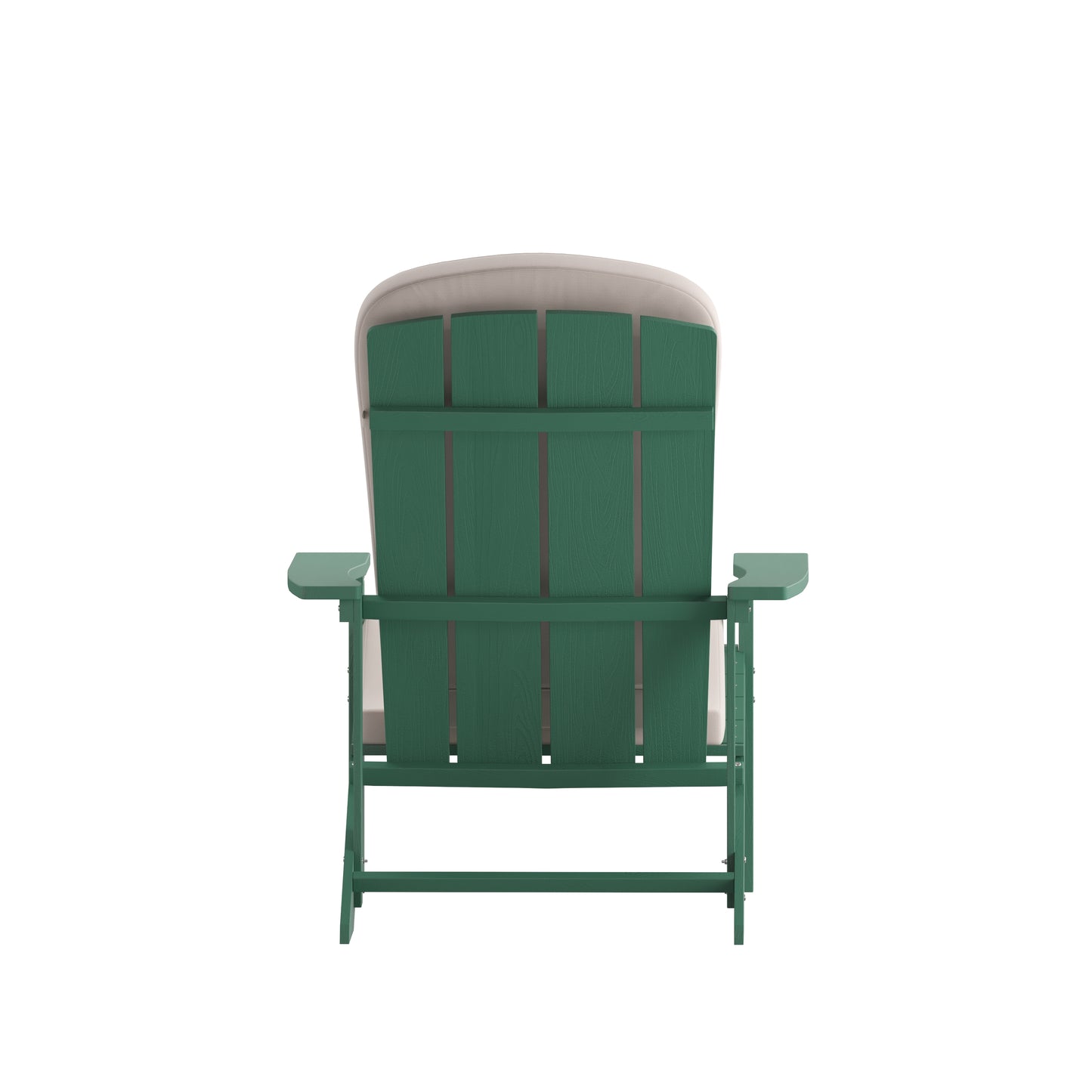 2PK Green Chair-Cream Cushion 2-JJ-C14501-CSNCR-GRN-GG