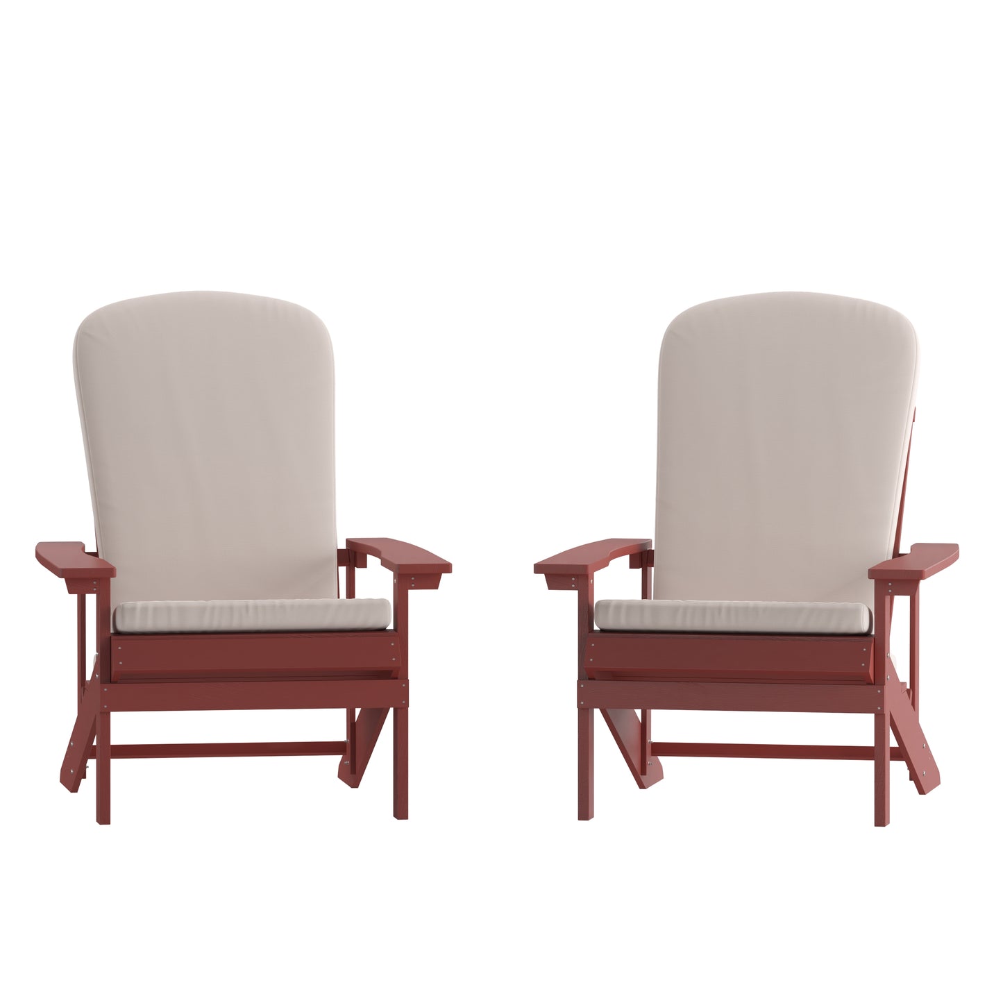 2PK Red Chairs-Cream Cushions 2-JJ-C14501-CSNCR-RED-GG