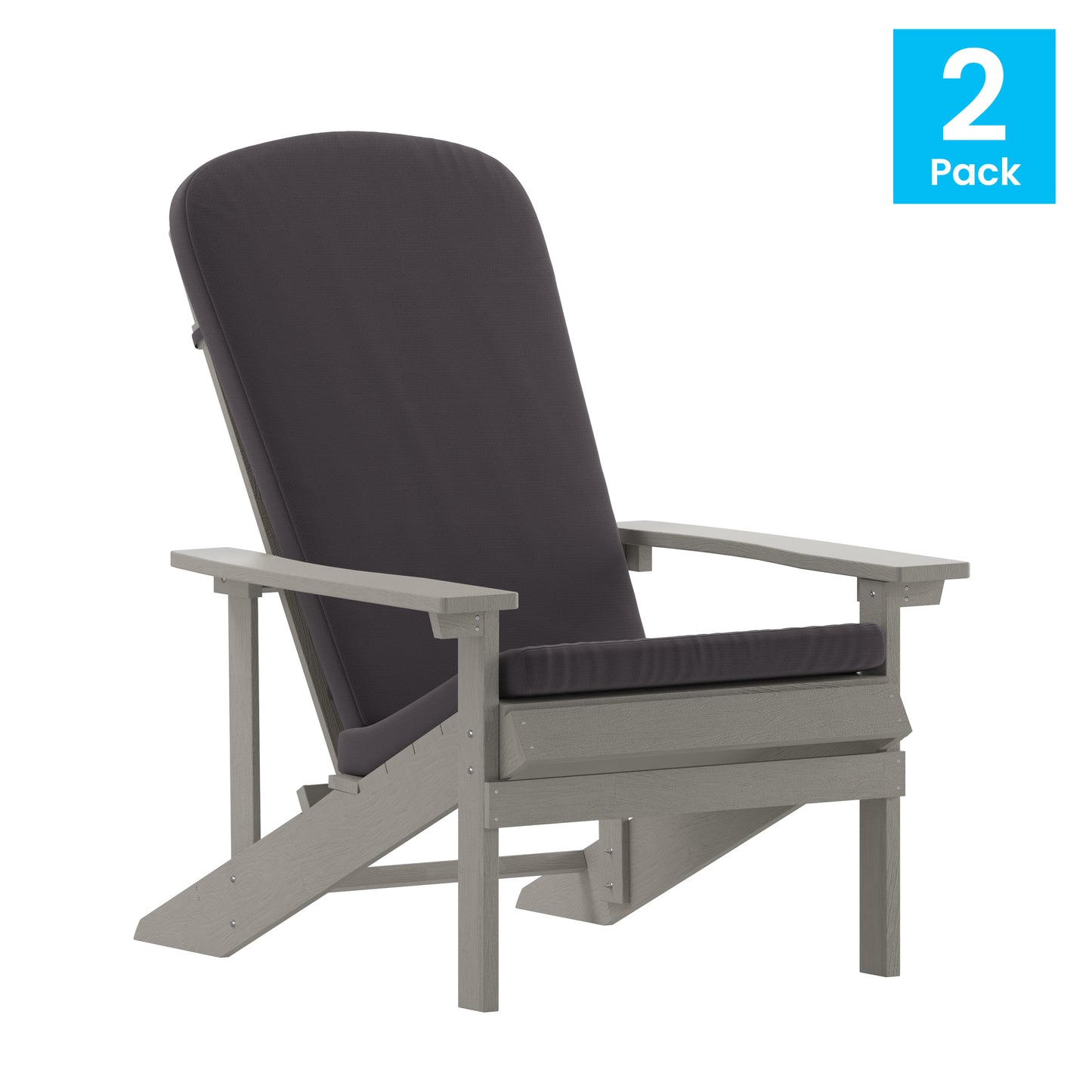 2PK Gray Chairs-Gray Cushions 2-JJ-C14501-CSNGY-LTG-GG