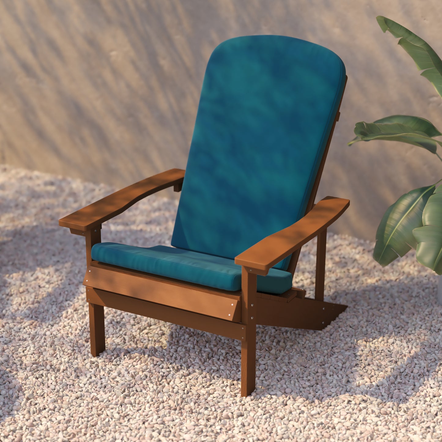 2PK Teak Chairs-Teal Cushions 2-JJ-C14501-CSNTL-TEAK-GG