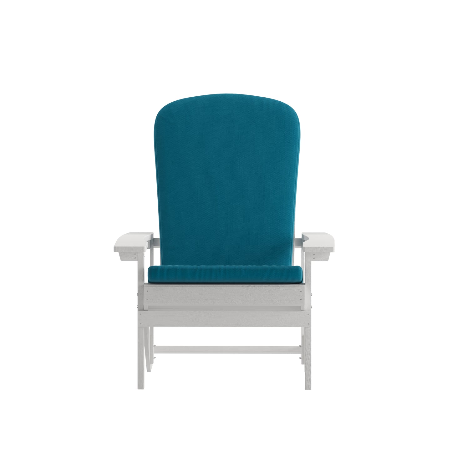 2PK White Chairs-Teal Cushions 2-JJ-C14501-CSNTL-WH-GG