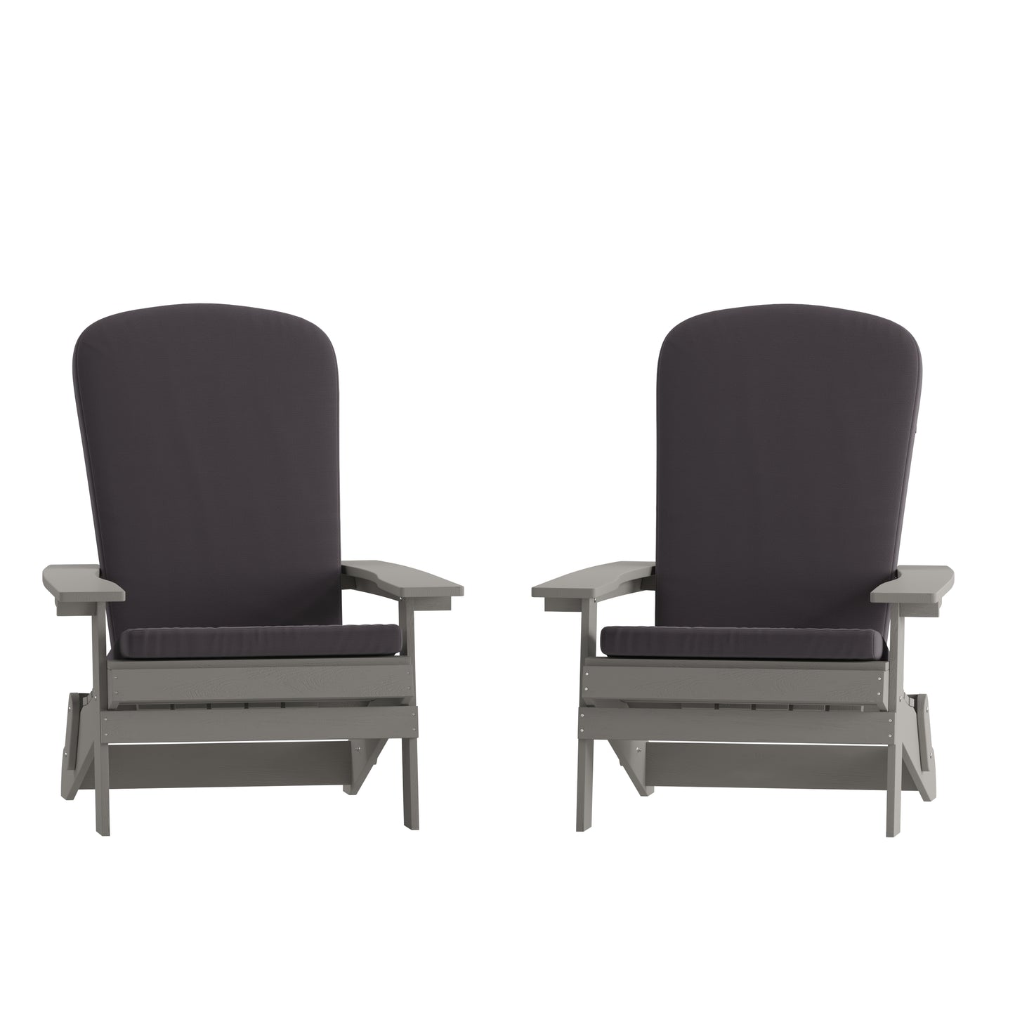 2PK Gray Chairs-Gray Cushions 2-JJ-C14505-CSNGY-GY-GG