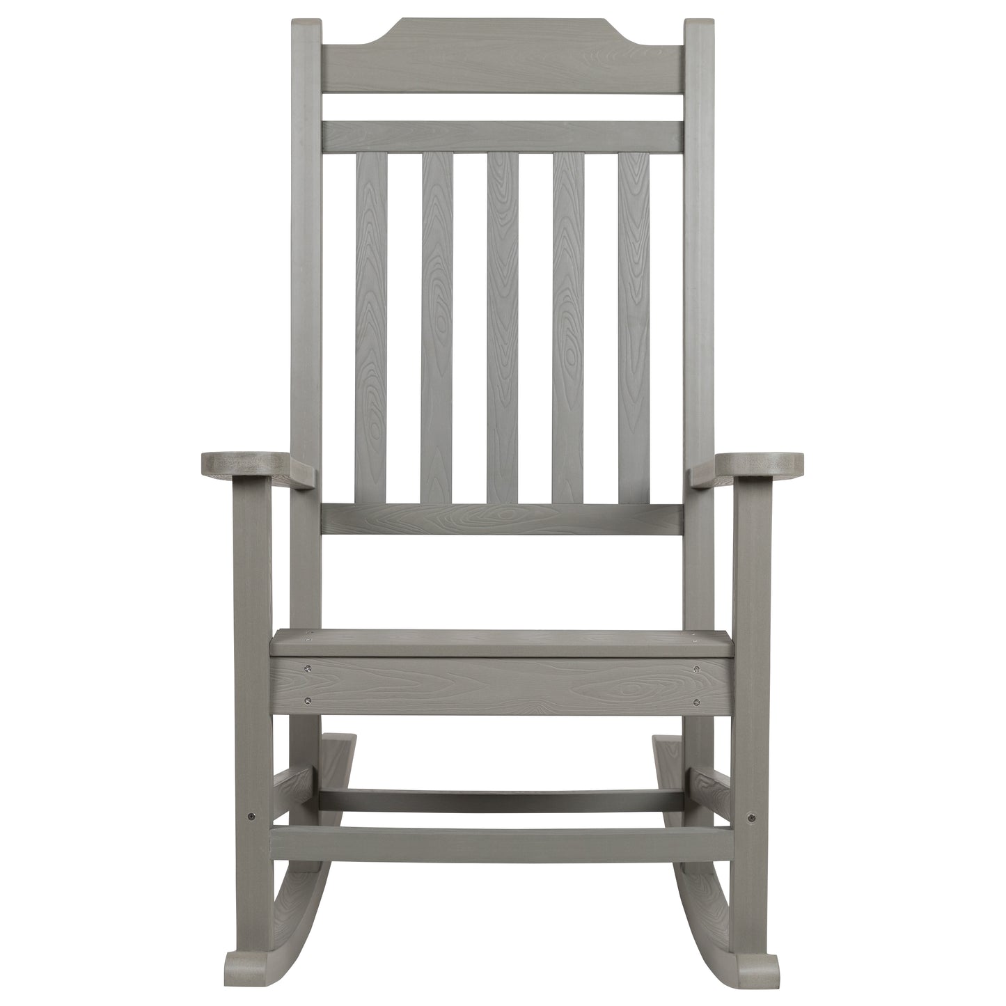 Gray Wood Rocking Chair 2-JJ-C14703-GY-GG