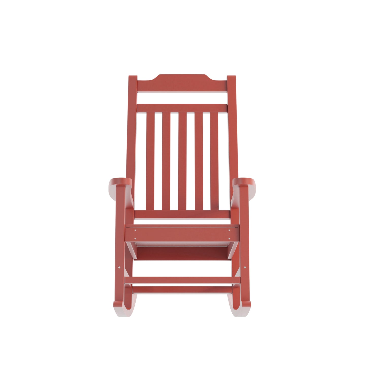 2PK Red Wood Rocking Chair 2-JJ-C14703-RED-GG