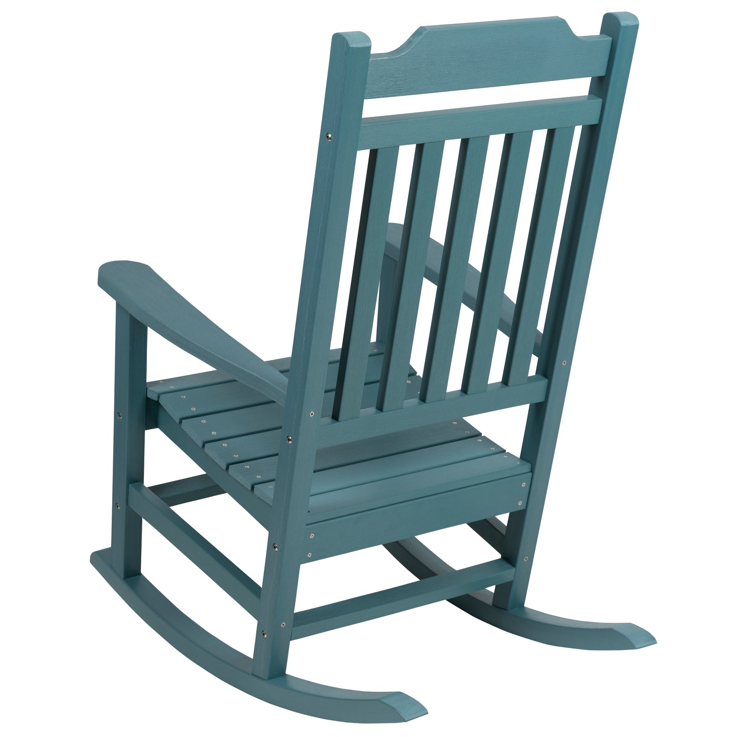 Teal Wood Rocking Chair 2-JJ-C14703-TL-GG