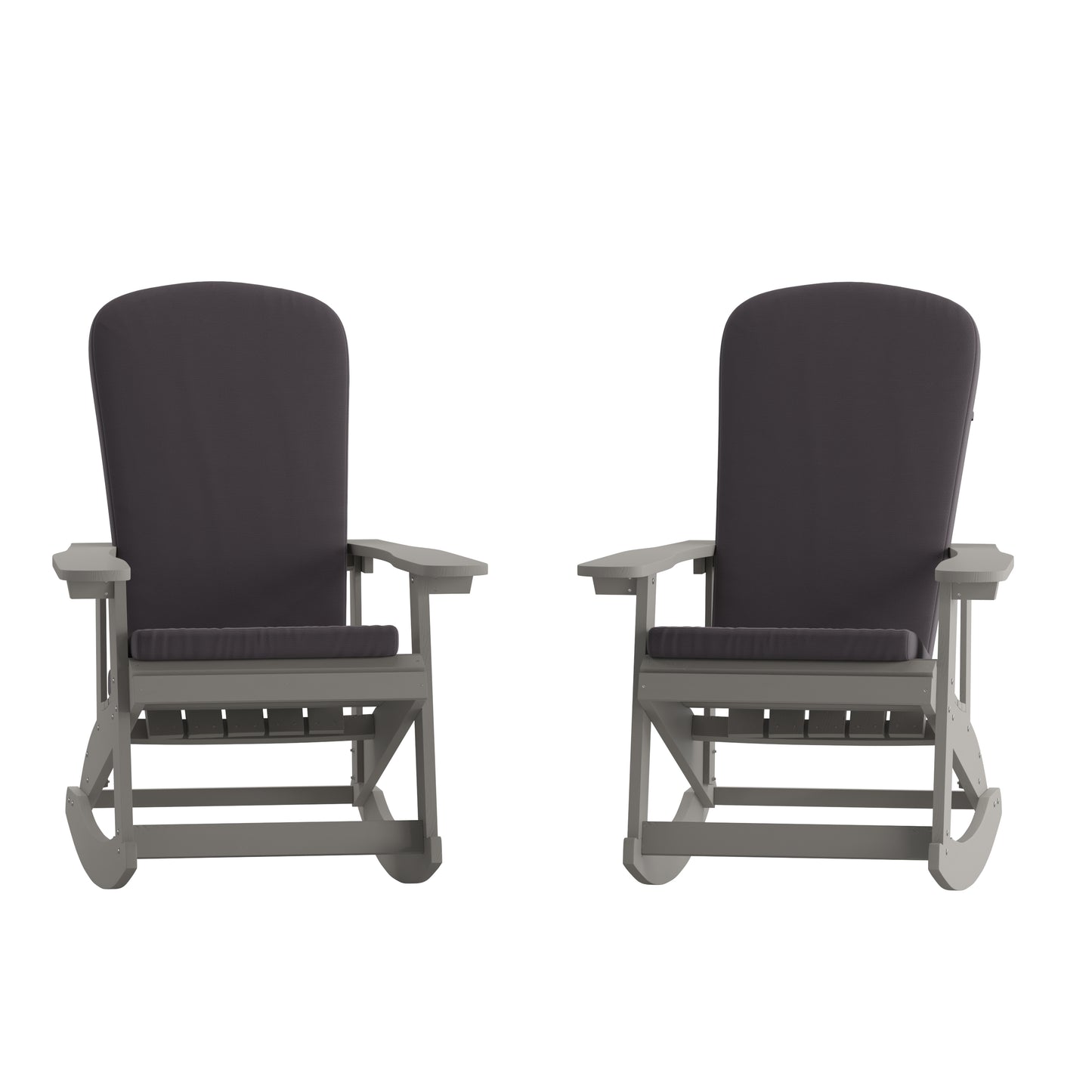 2PK Gray Chairs-Gray Cushions 2-JJ-C14705-CSNGY-GY-GG