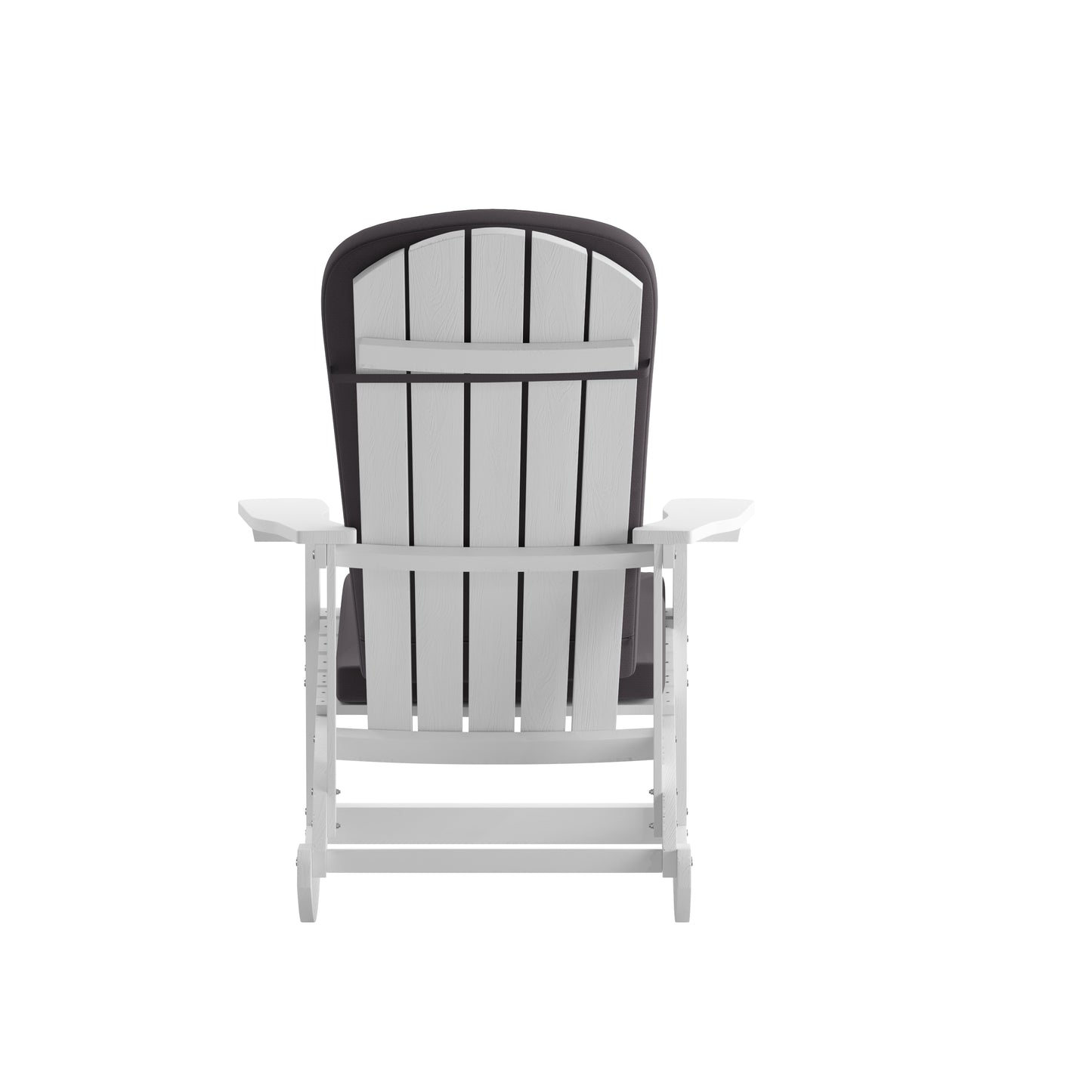 2PK White Chairs-Gray Cushions 2-JJ-C14705-CSNGY-WH-GG