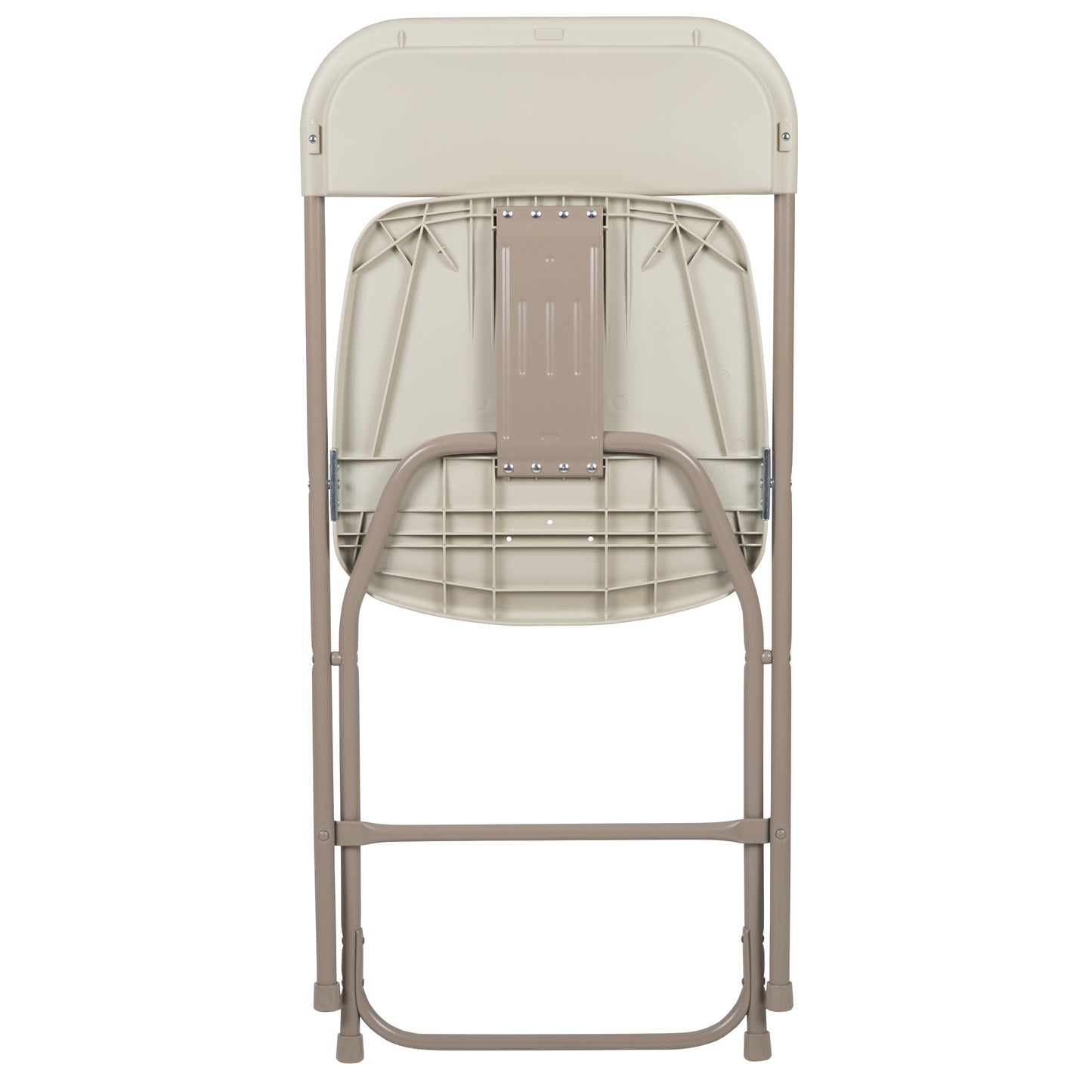 Beige Plastic Folding Chair 2-LE-L-3-BEIGE-GG