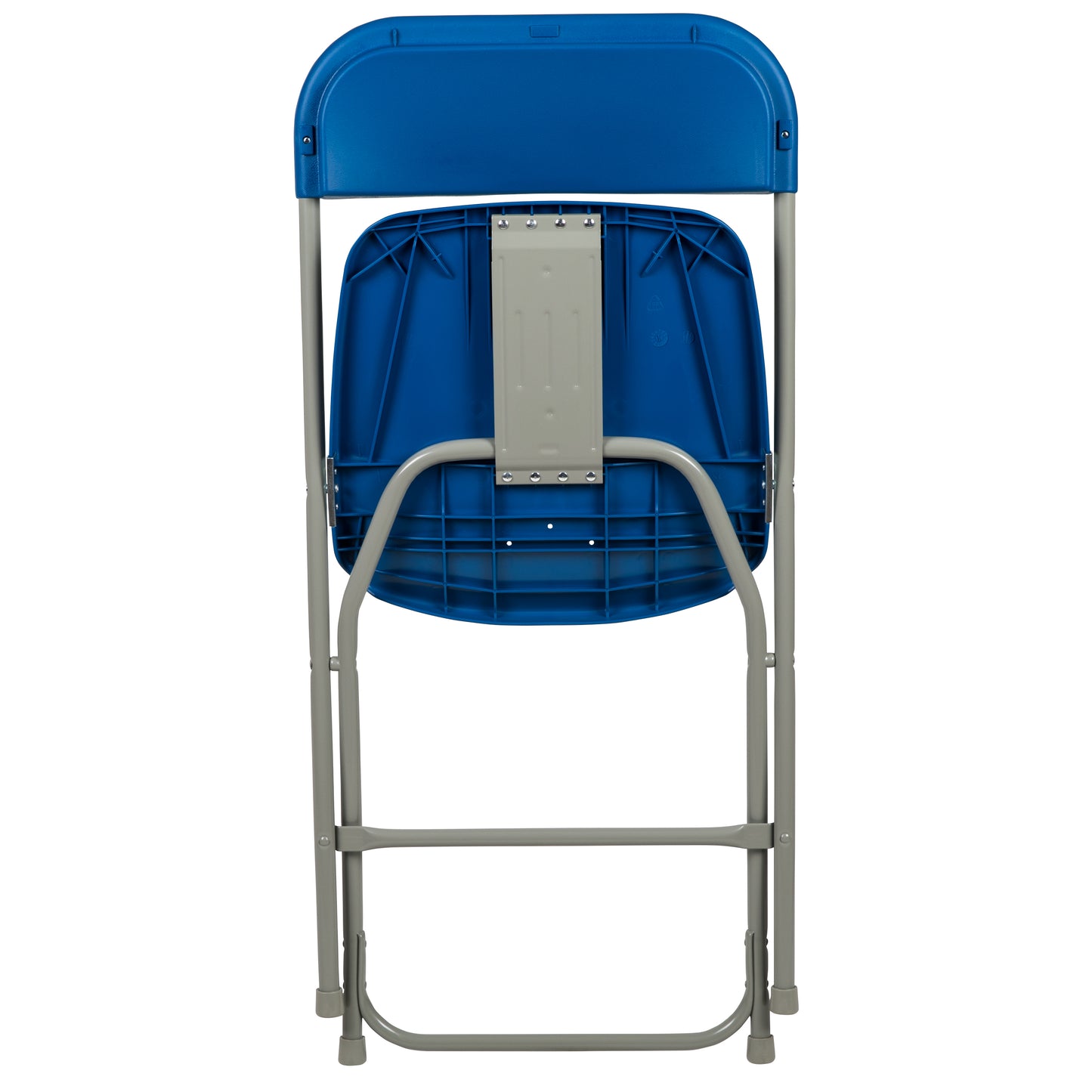 Blue Plastic Folding Chair 2-LE-L-3-BLUE-GG