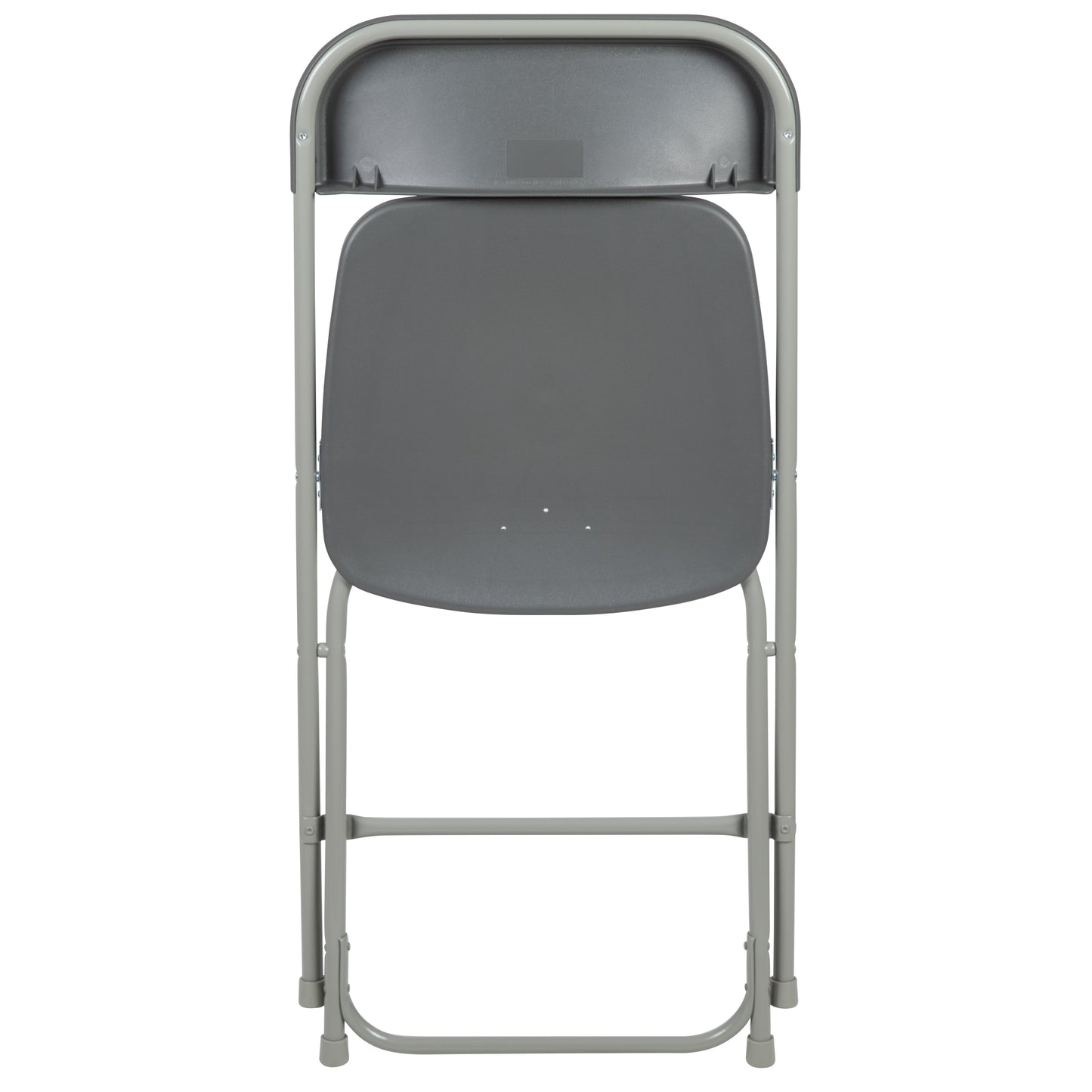 Grey Plastic Folding Chair 2-LE-L-3-GREY-GG