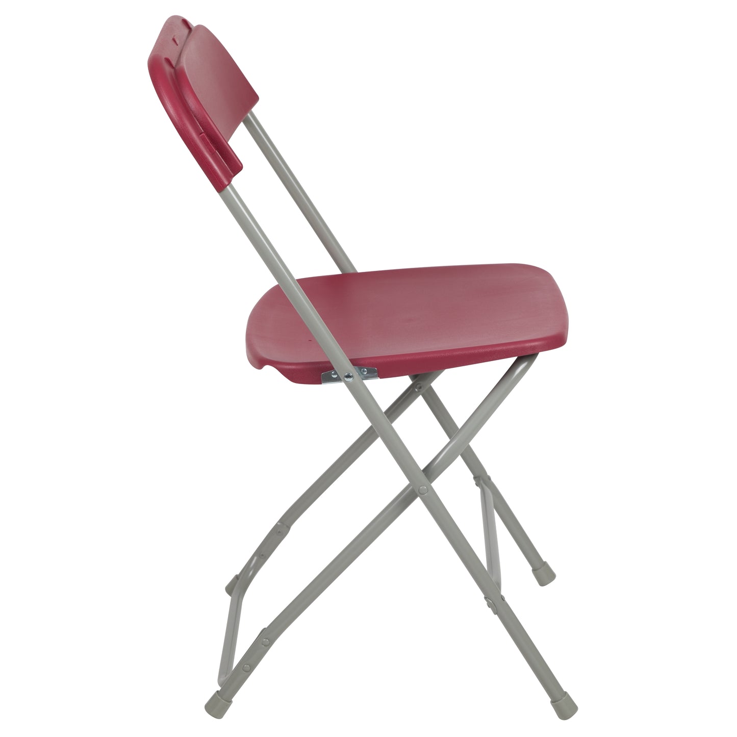 Red Plastic Folding Chair 2-LE-L-3-RED-GG