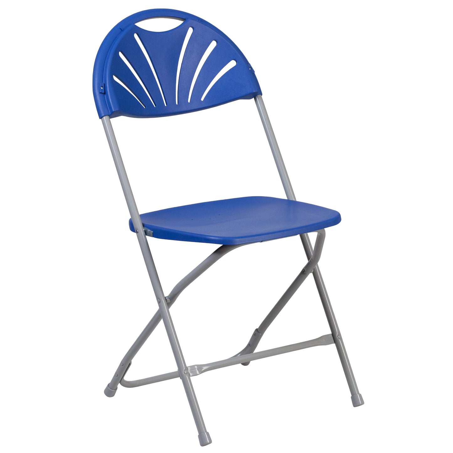 Blue Plastic Folding Chair 2-LE-L-4-BL-GG