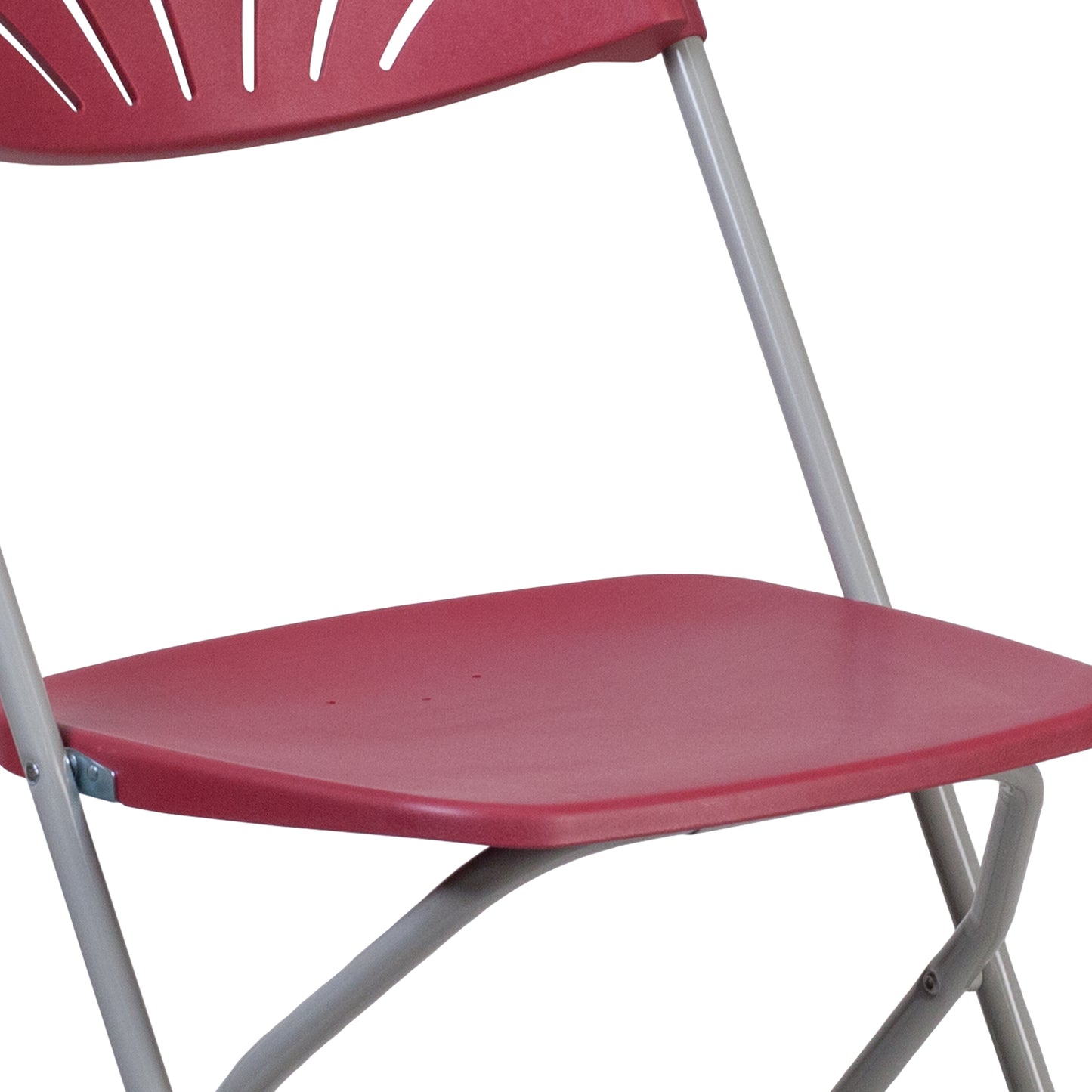 Burgundy Plastic Folding Chair 2-LE-L-4-BUR-GG