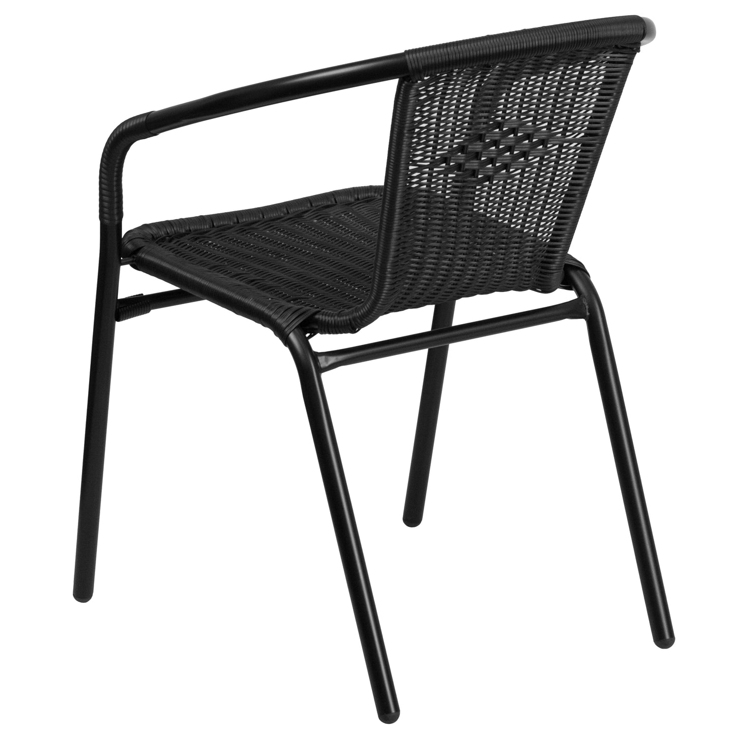 Set of 2 Contemporary Patio Chairs for Indoor and Outdoor Use