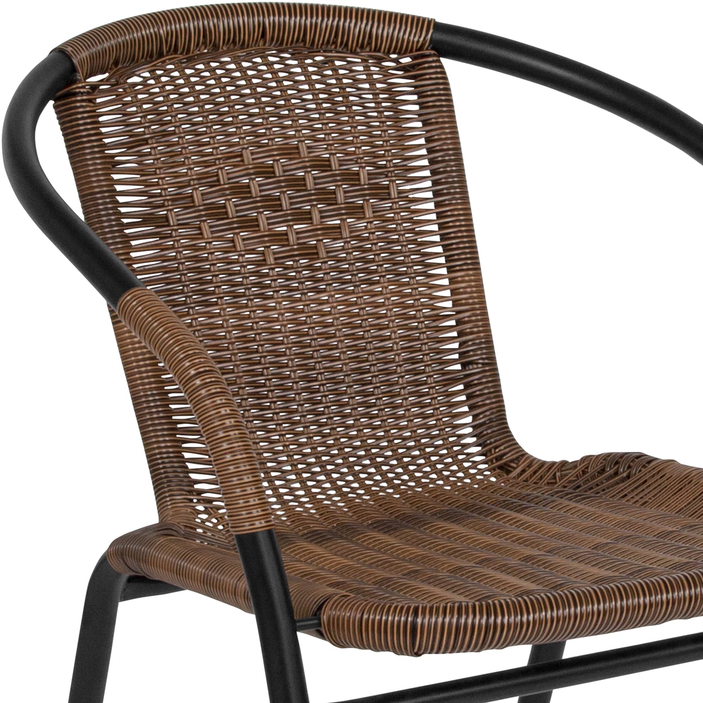 Set of 2 Contemporary Patio Chairs for Indoor and Outdoor Use