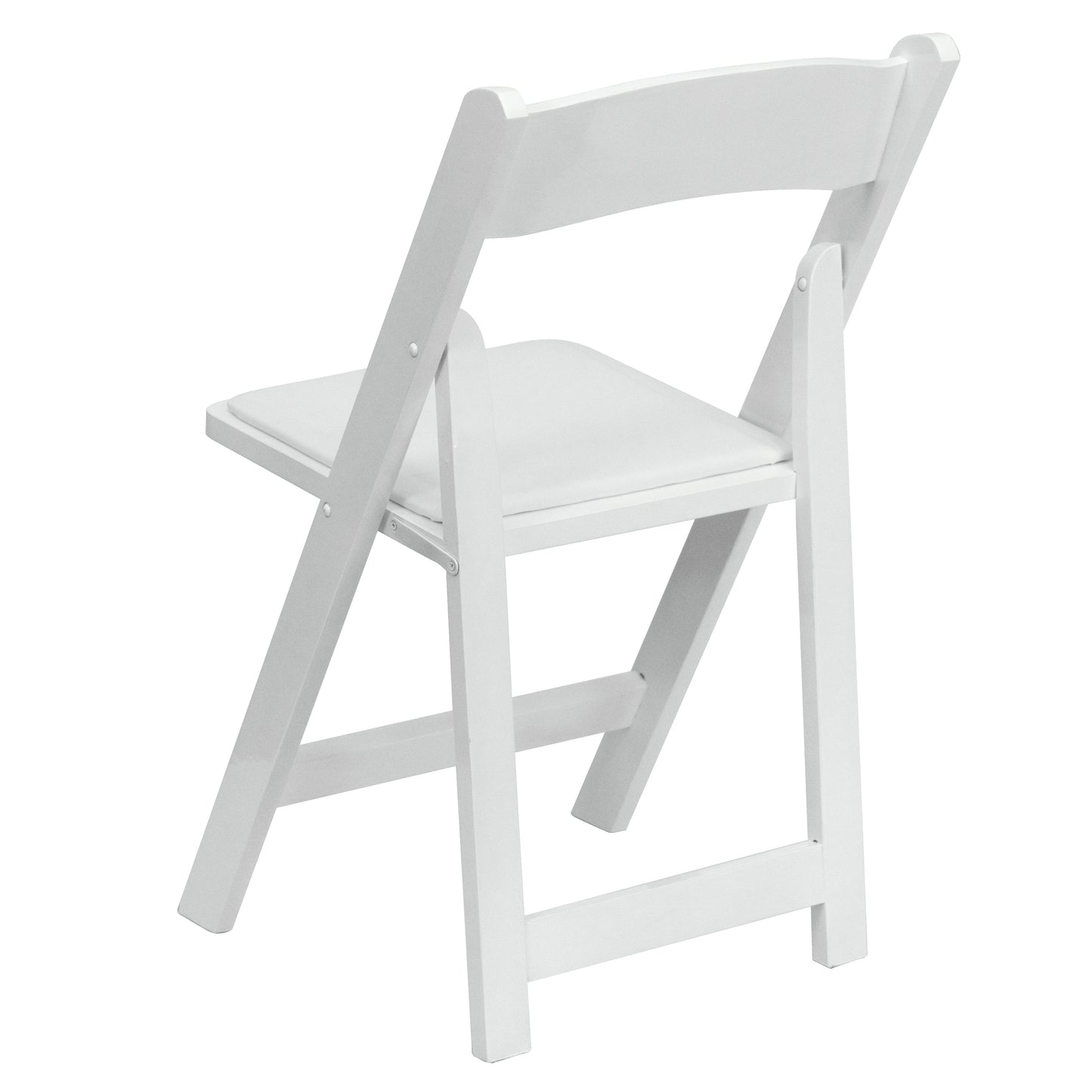 White Wood Folding Chair 2-XF-2901-WH-WOOD-GG