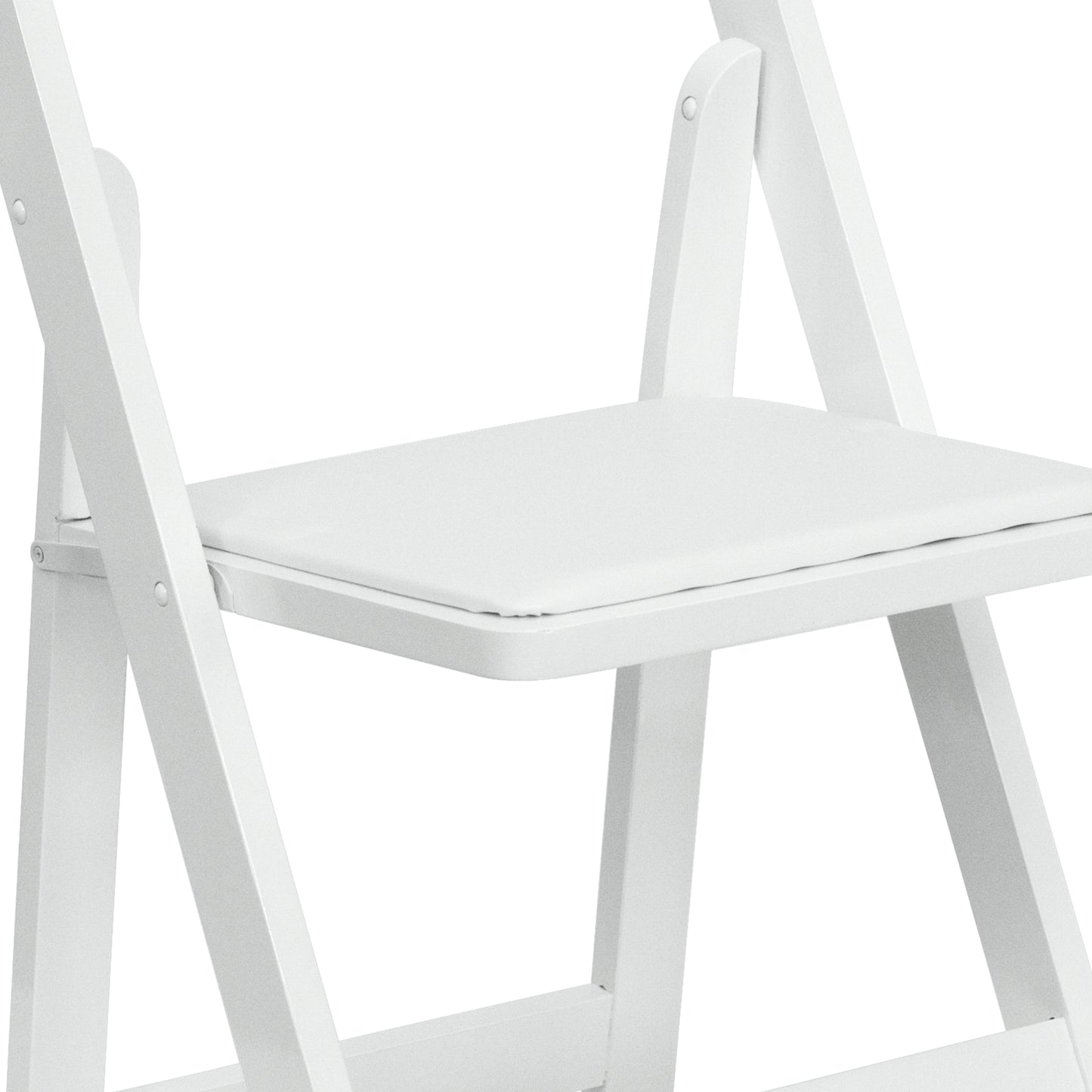 White Wood Folding Chair 2-XF-2901-WH-WOOD-GG