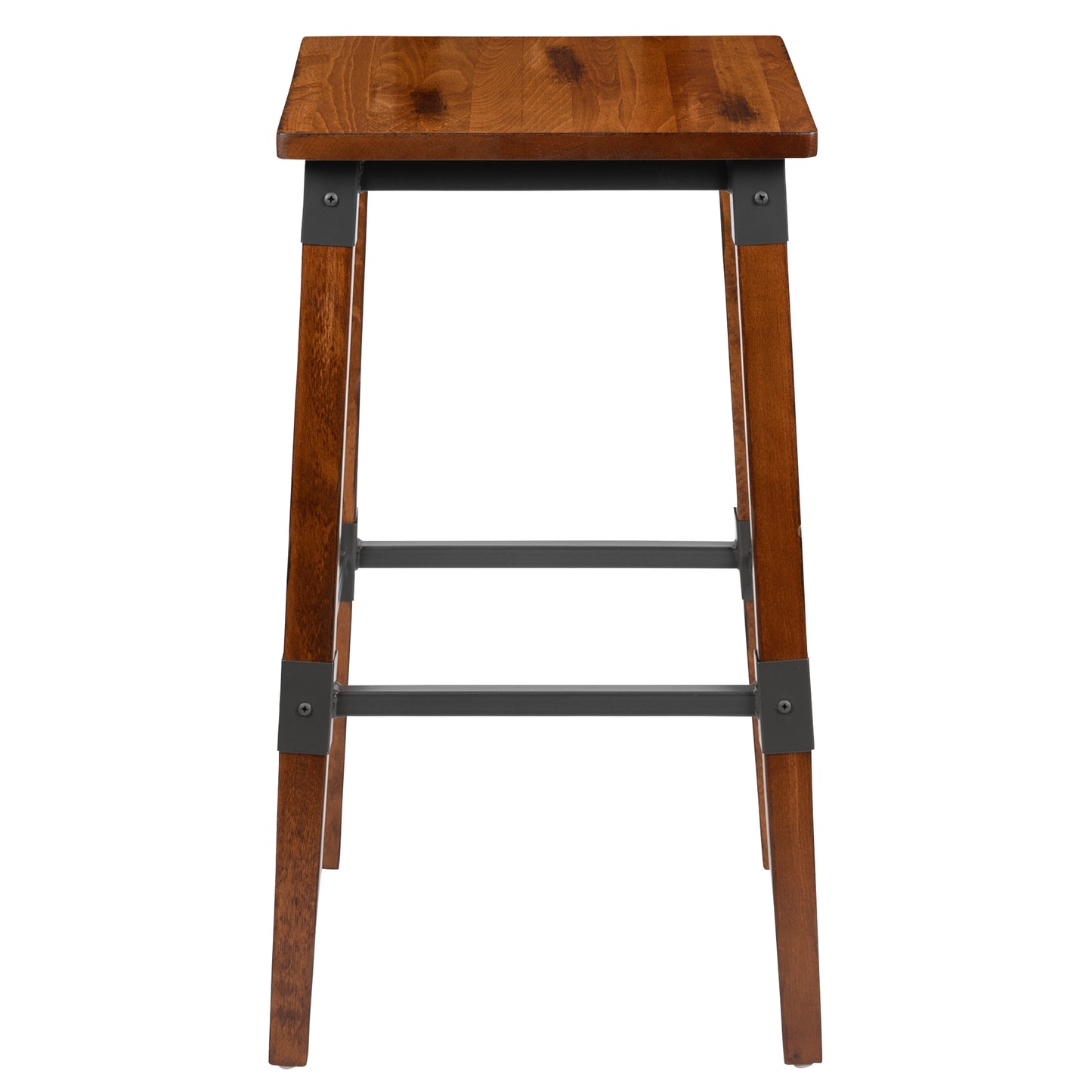 Walnut Wood Dining Barstool 2-XU-DG-W0247B-GG