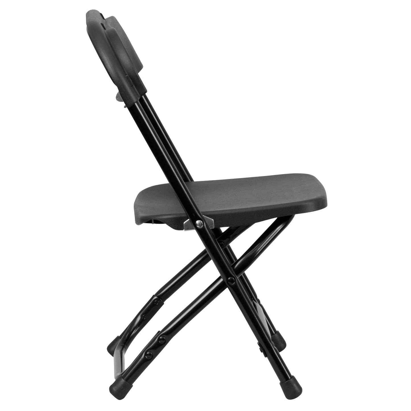 Kids Black Folding Chair 2-Y-KID-BK-GG