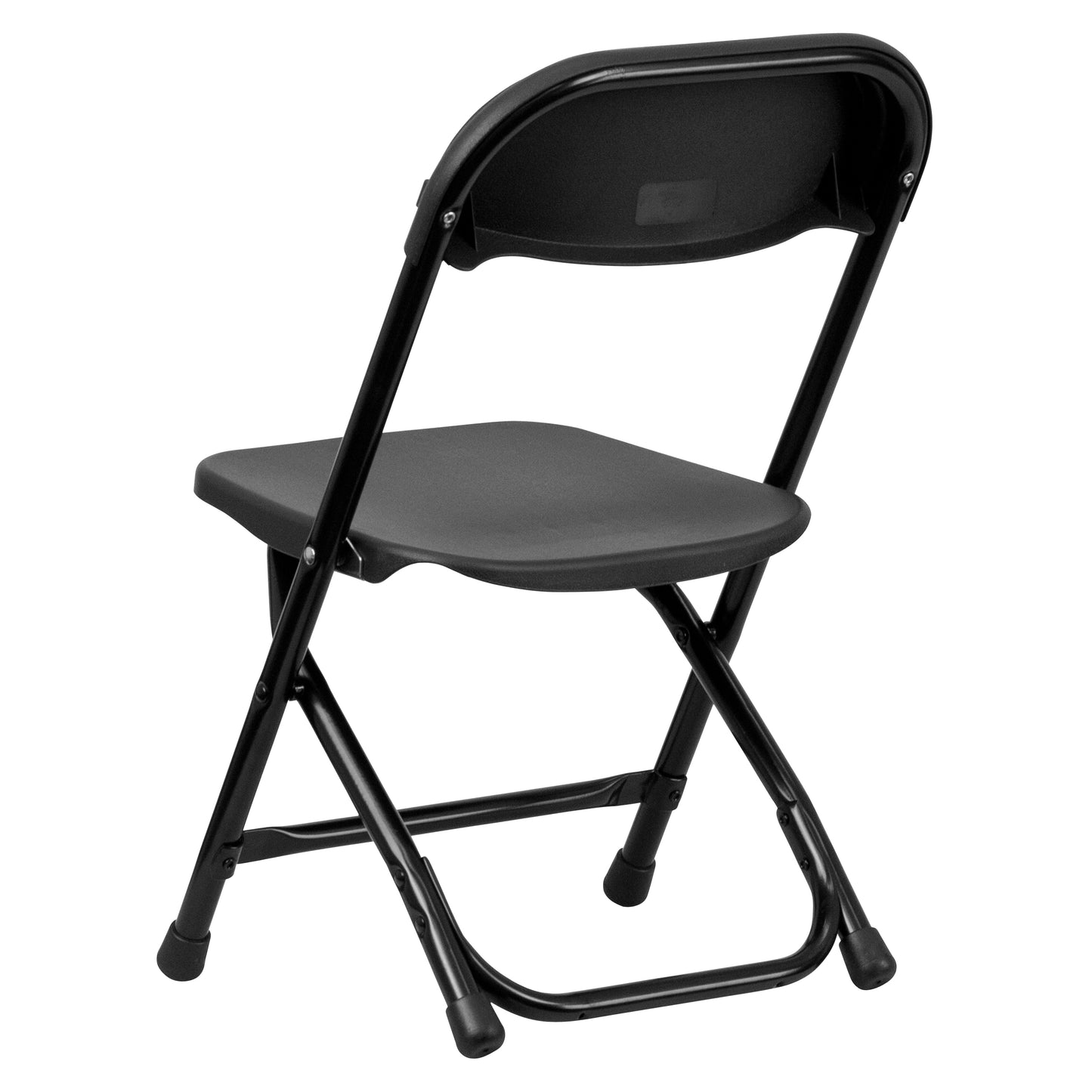 Kids Black Folding Chair 2-Y-KID-BK-GG