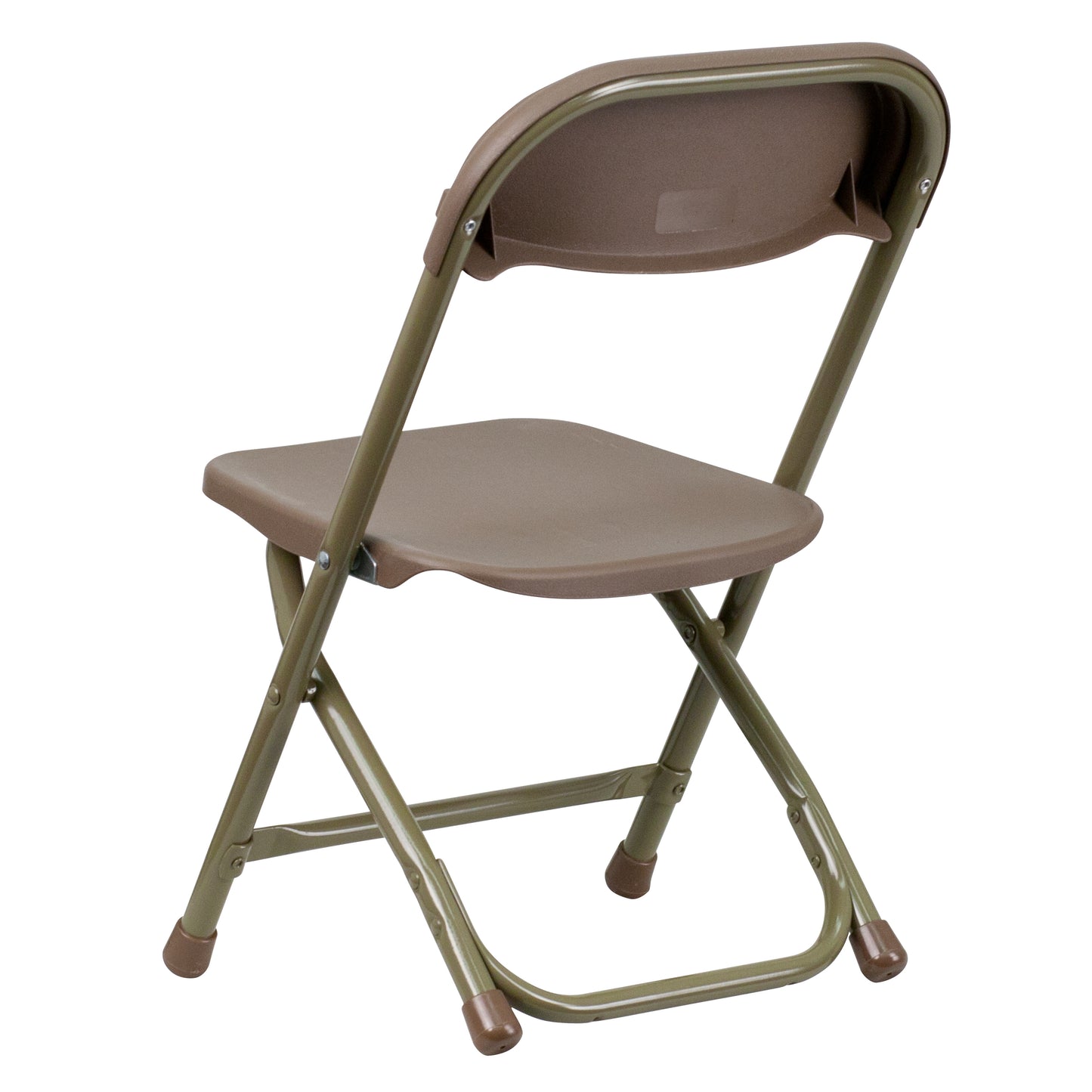 Kids Brown Folding Chair 2-Y-KID-BN-GG