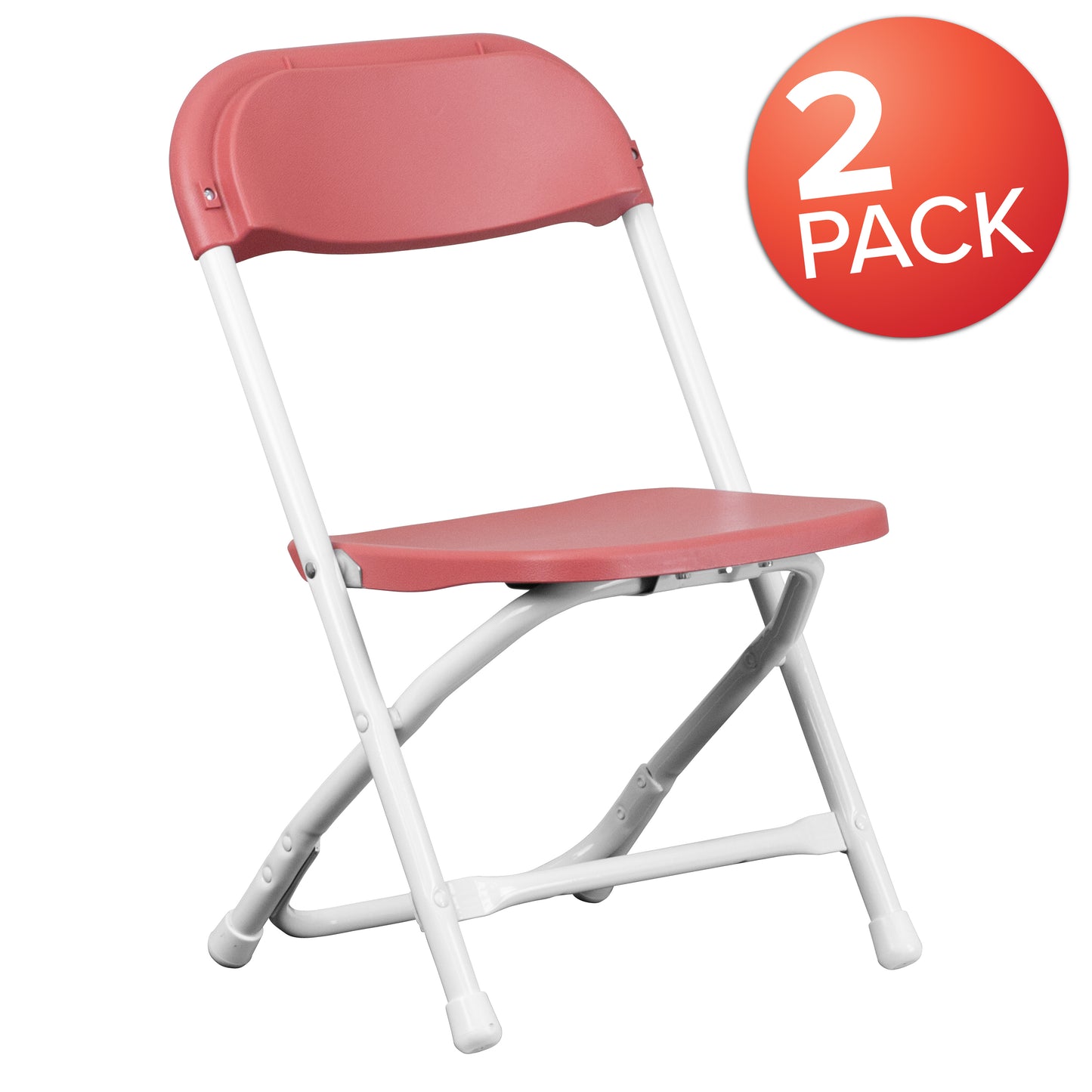 Kids Burgundy Folding Chair 2-Y-KID-BY-GG